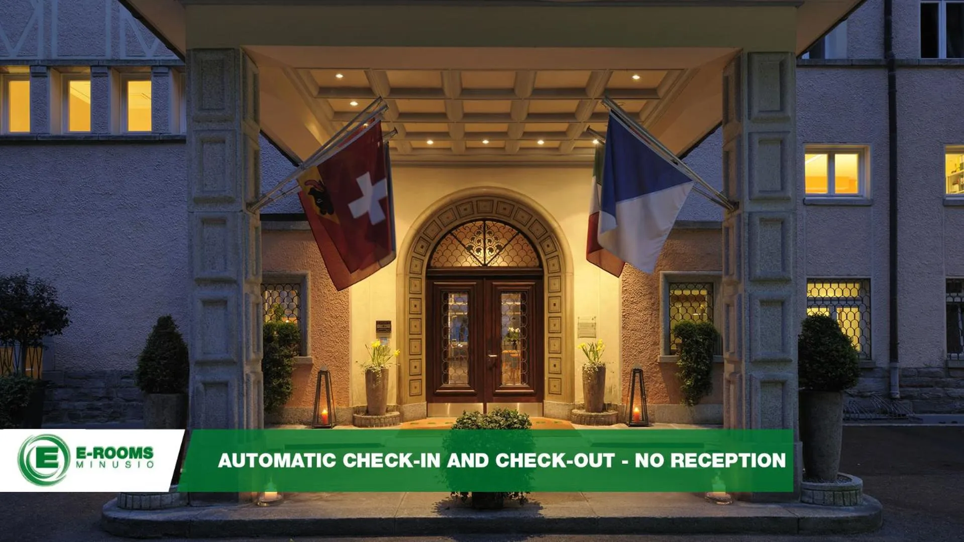 Facade/entrance in E-Rooms Minusio