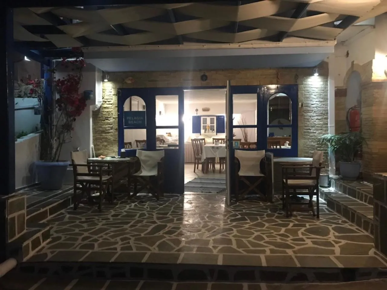 Facade/entrance in Pelagia Beach Studios