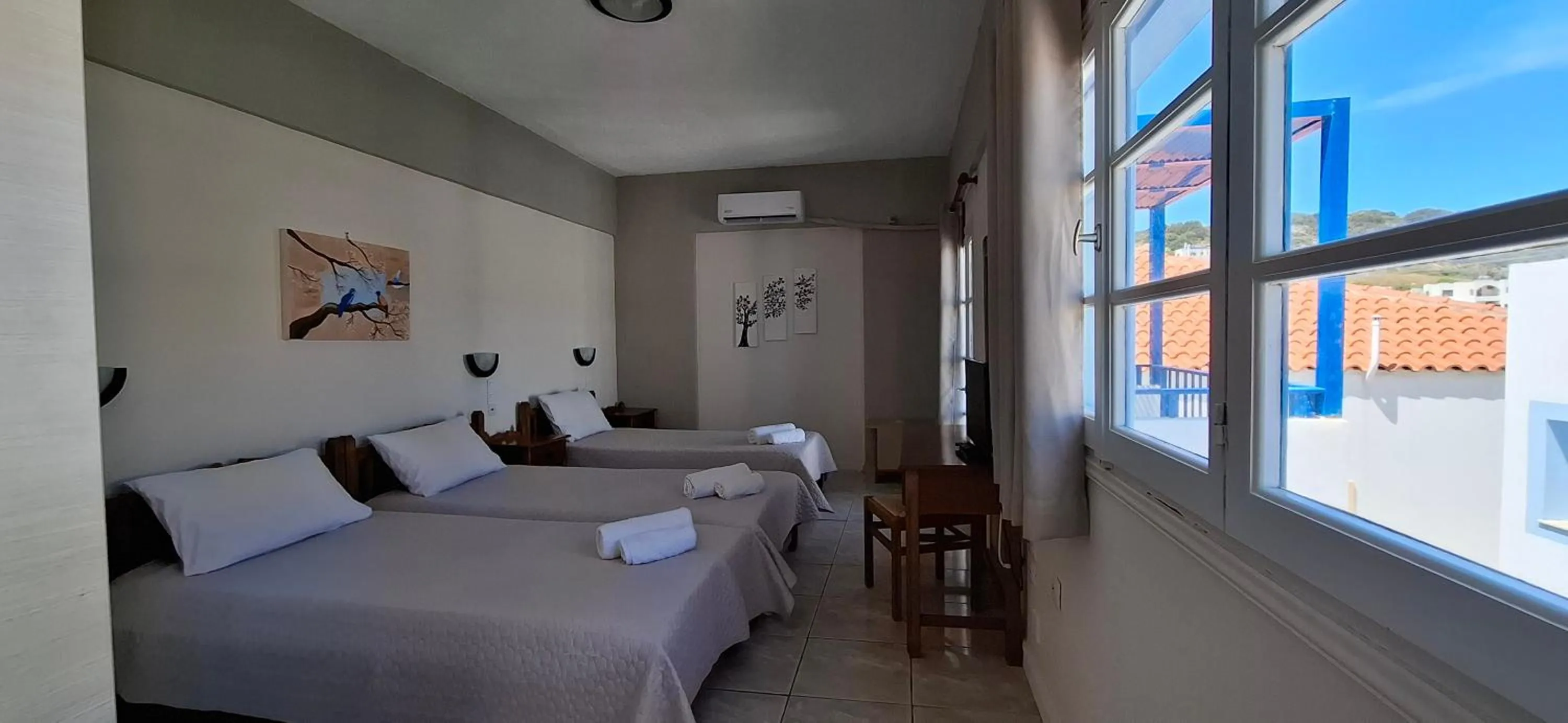 Bedroom, Bed in Pelagia Beach Studios