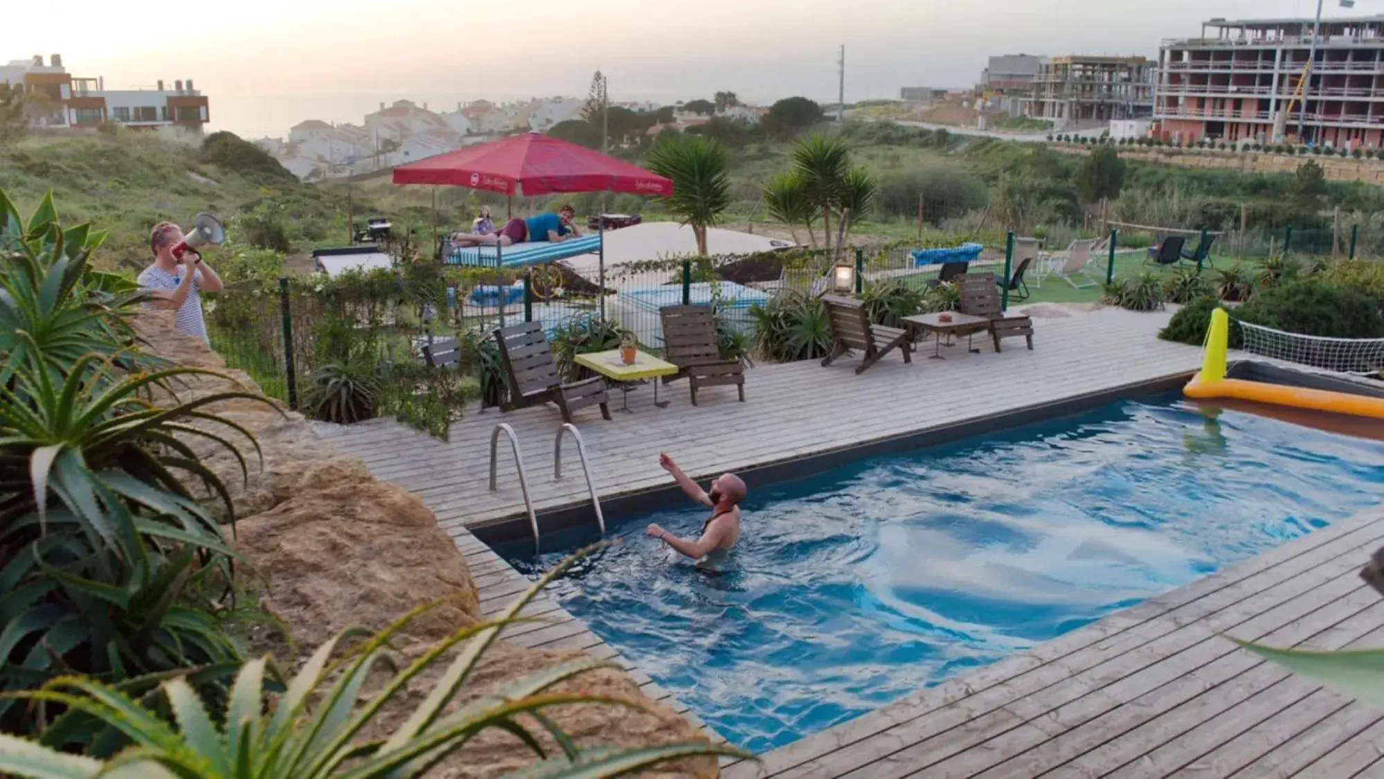 Swimming pool in WOT Ericeira Surf Hostel Swimming pool in WOT Ericeira Surf Hostel