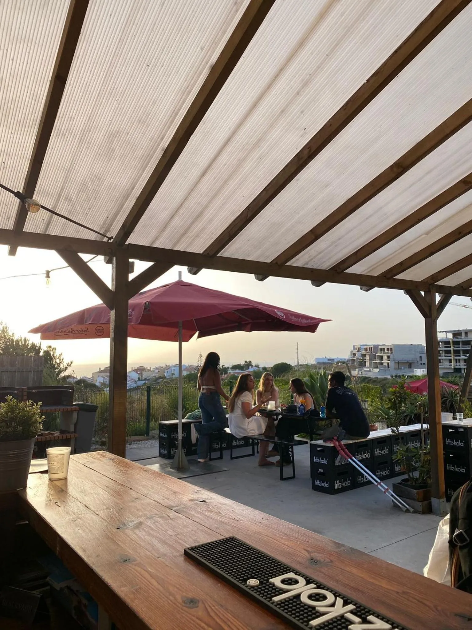group of guests in WOT Ericeira Surf Social