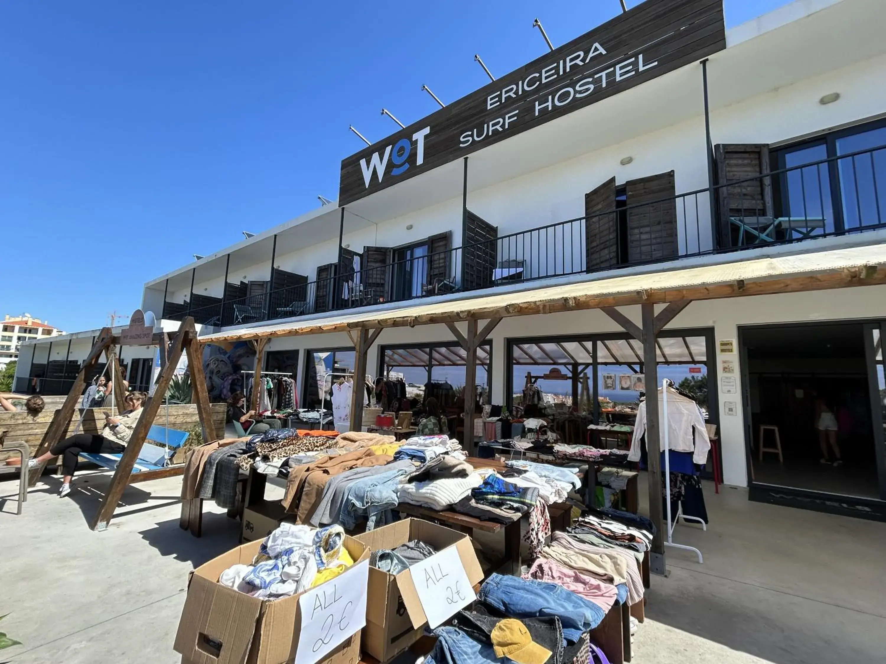 Property building in WOT Ericeira Surf Hostel Property building in WOT Ericeira Surf Hostel