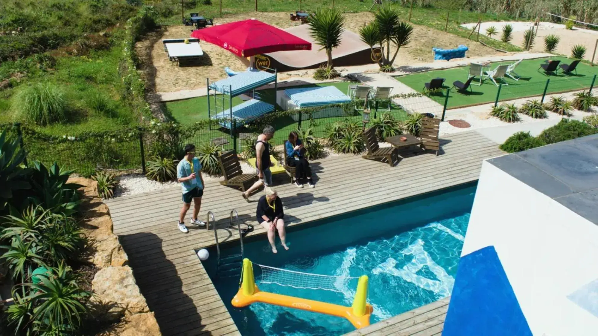 Swimming pool in WOT Ericeira Surf Hostel Swimming pool in WOT Ericeira Surf Hostel