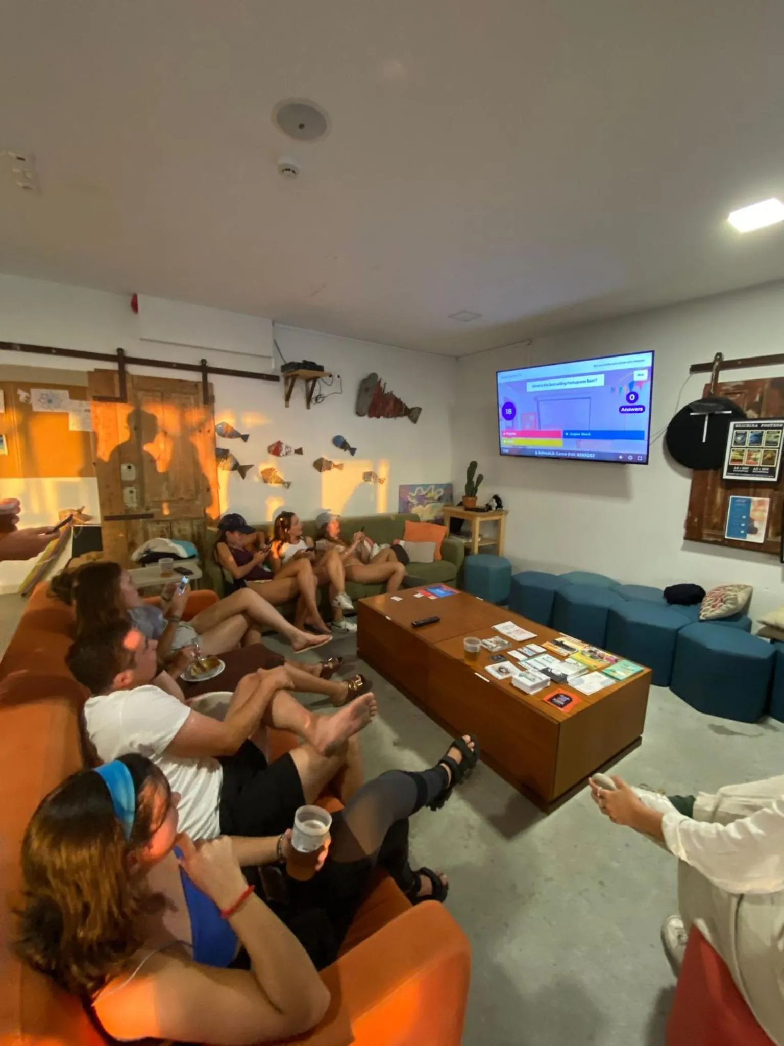 Evening entertainment in WOT Ericeira Surf Social