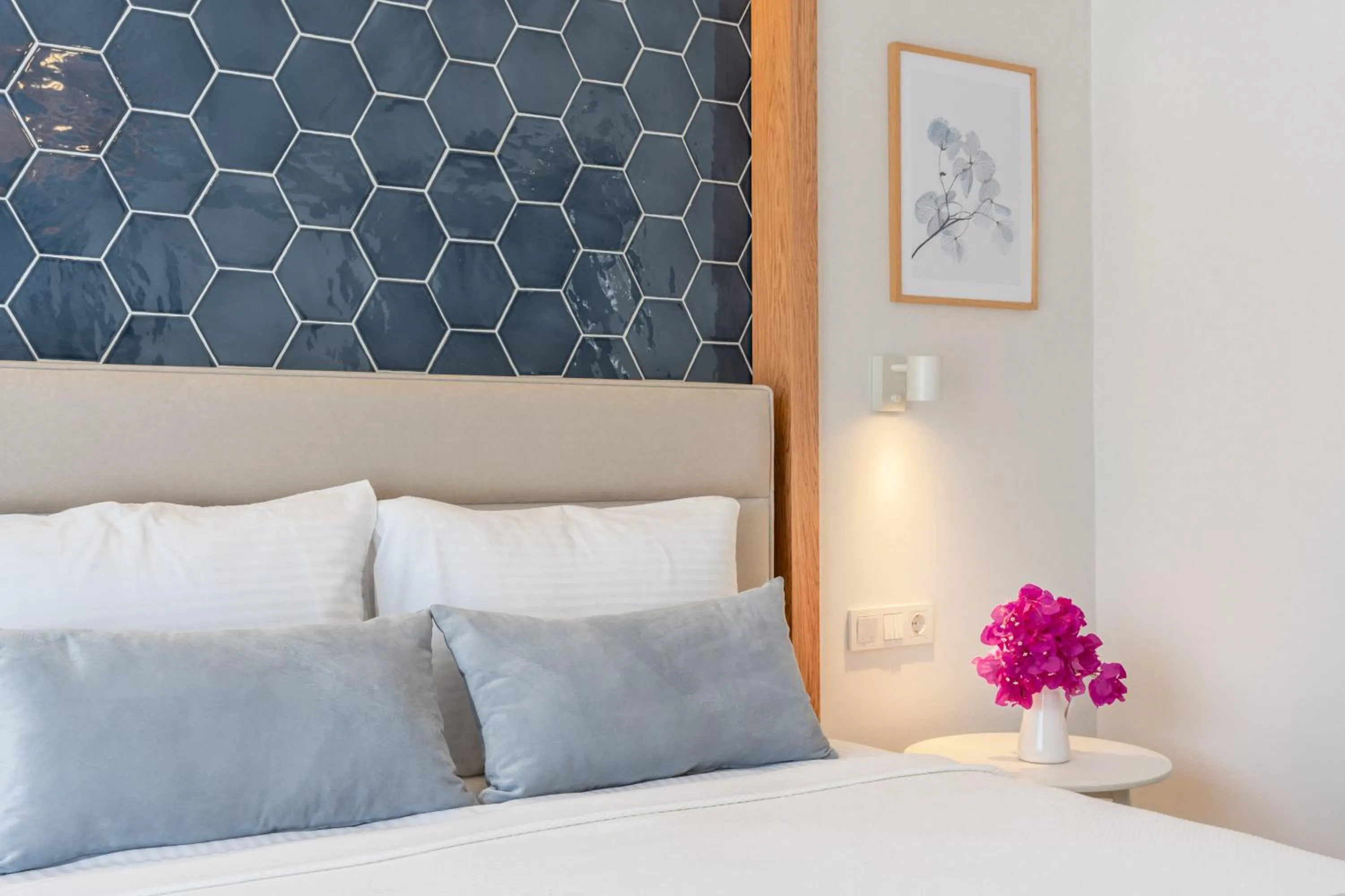 Bed in Olea Nova Hotel