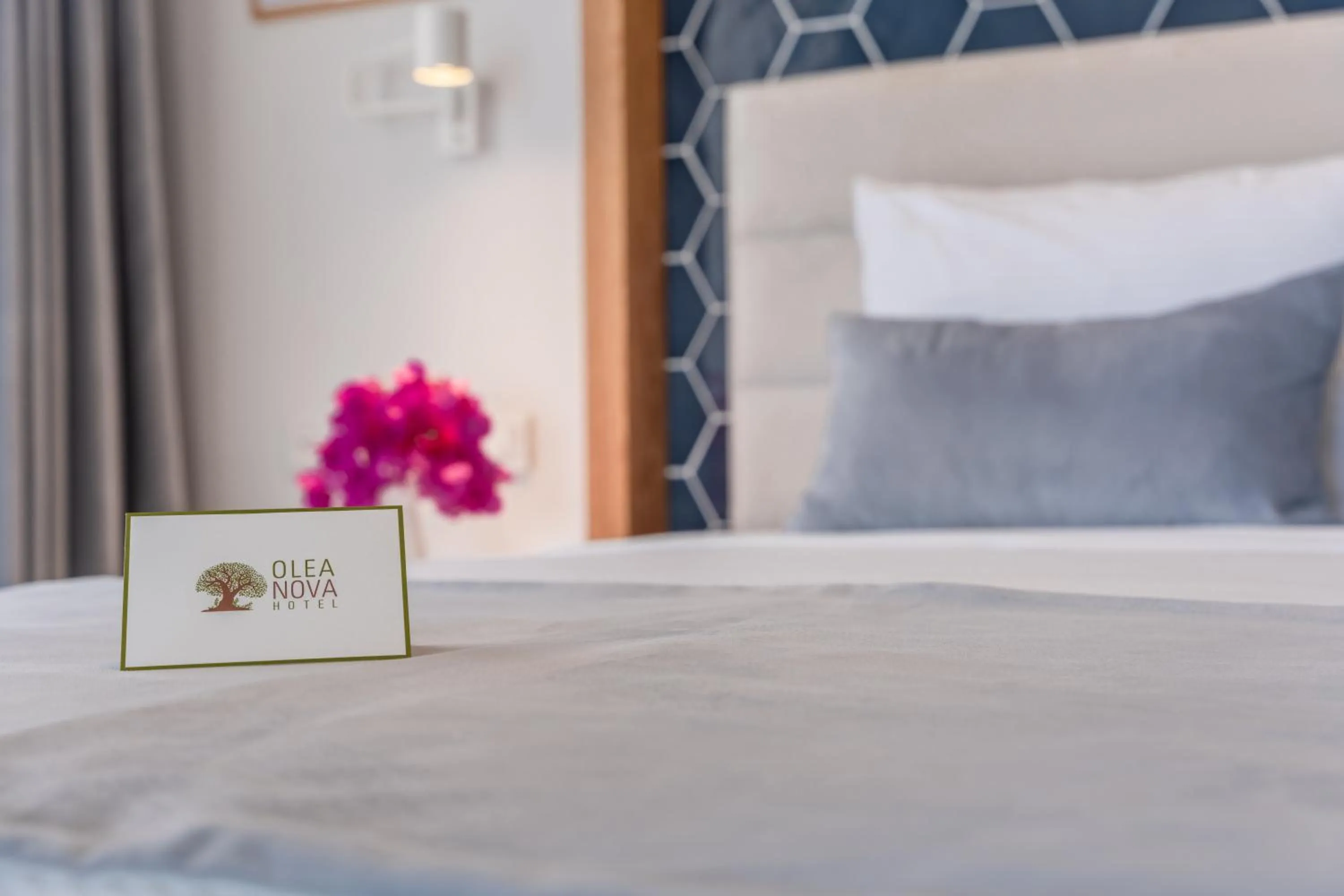 Bed in Olea Nova Hotel