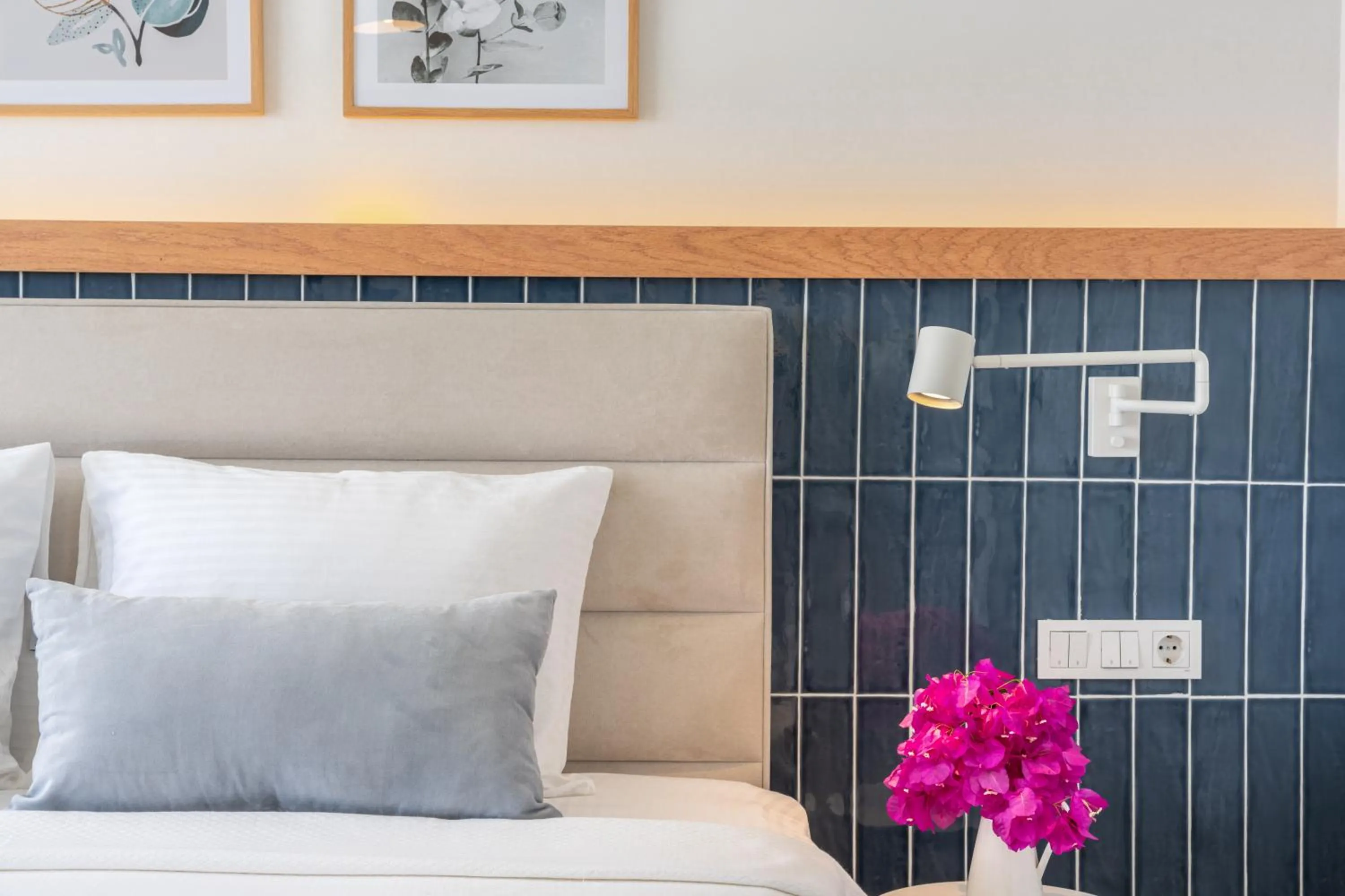 Bed in Olea Nova Hotel