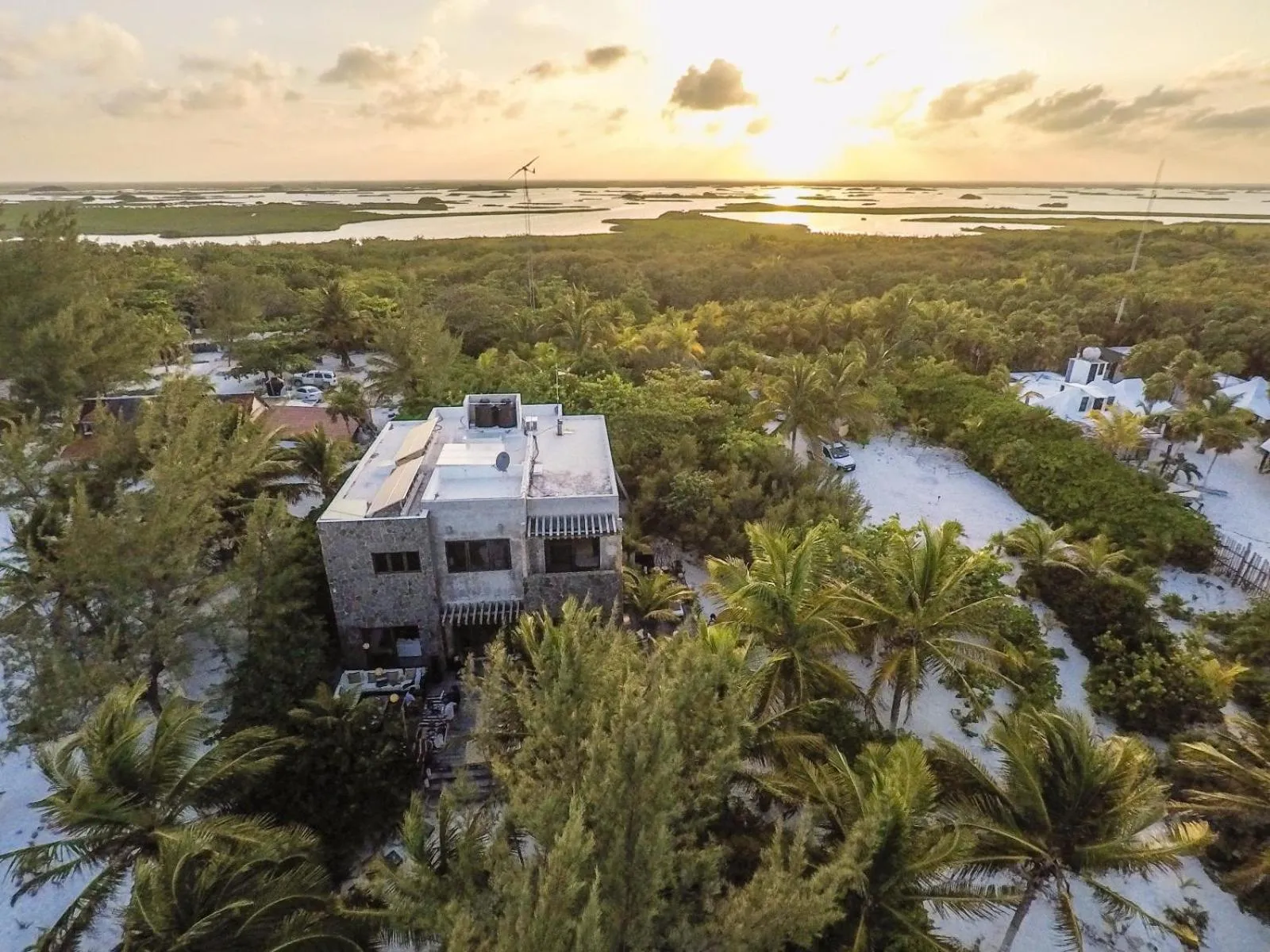 Bird's eye view in Casa Maya Kaan