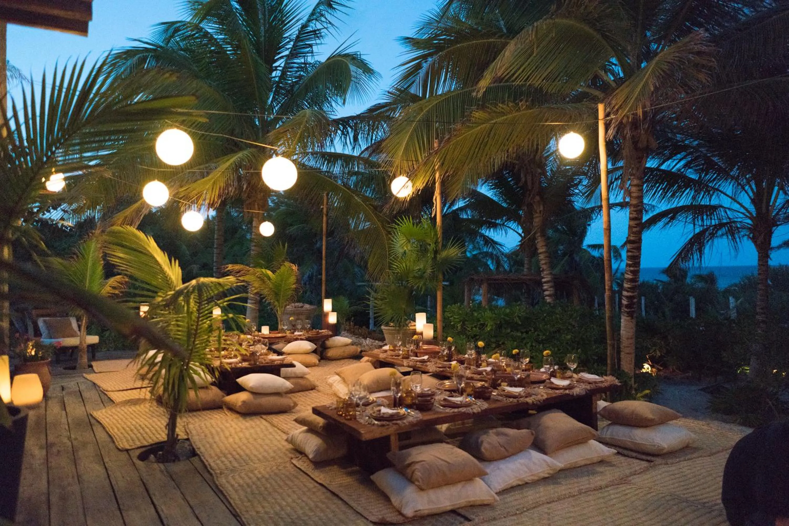 Dinner in Casa Maya Kaan