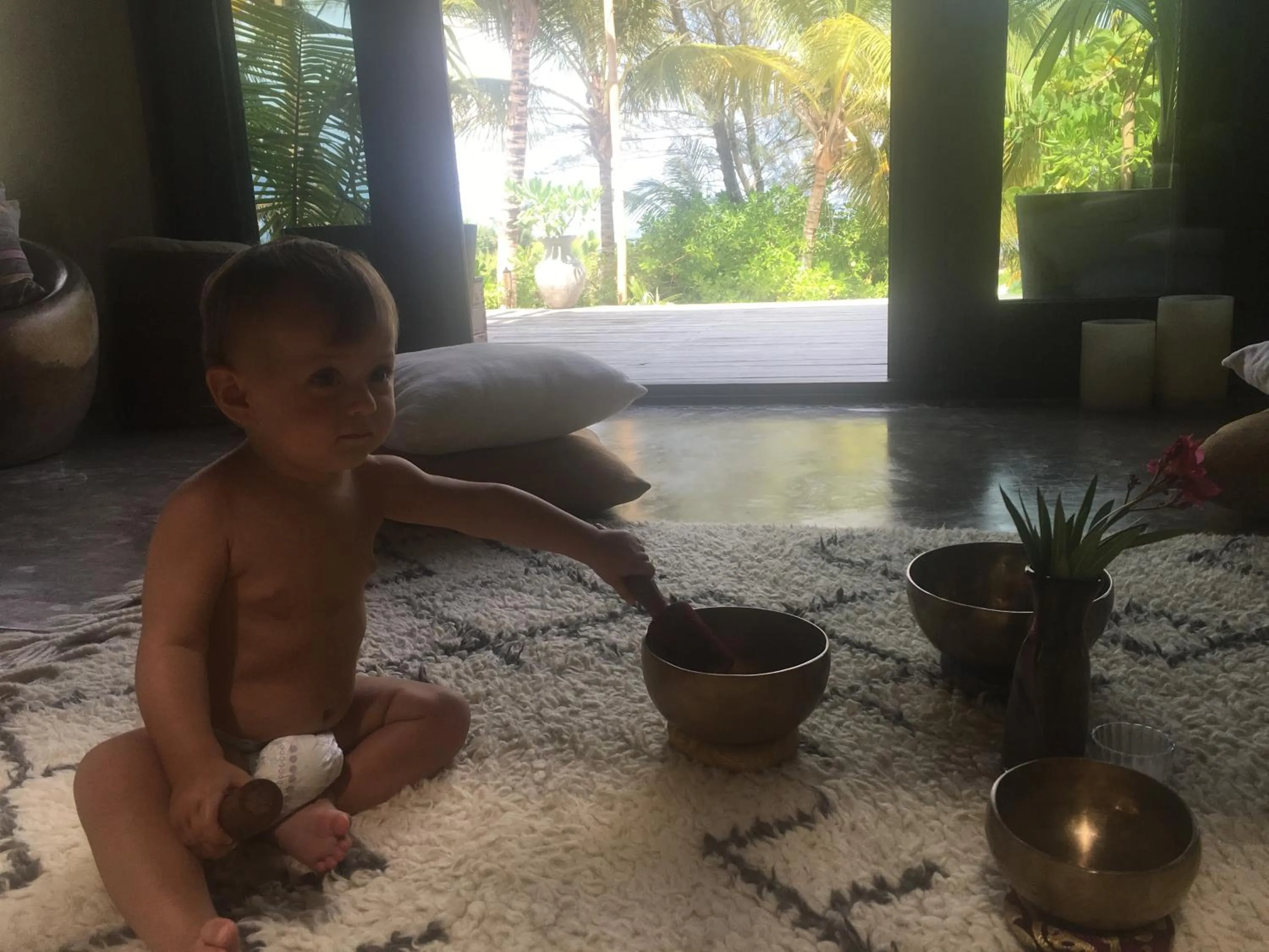 Family in Casa Maya Kaan