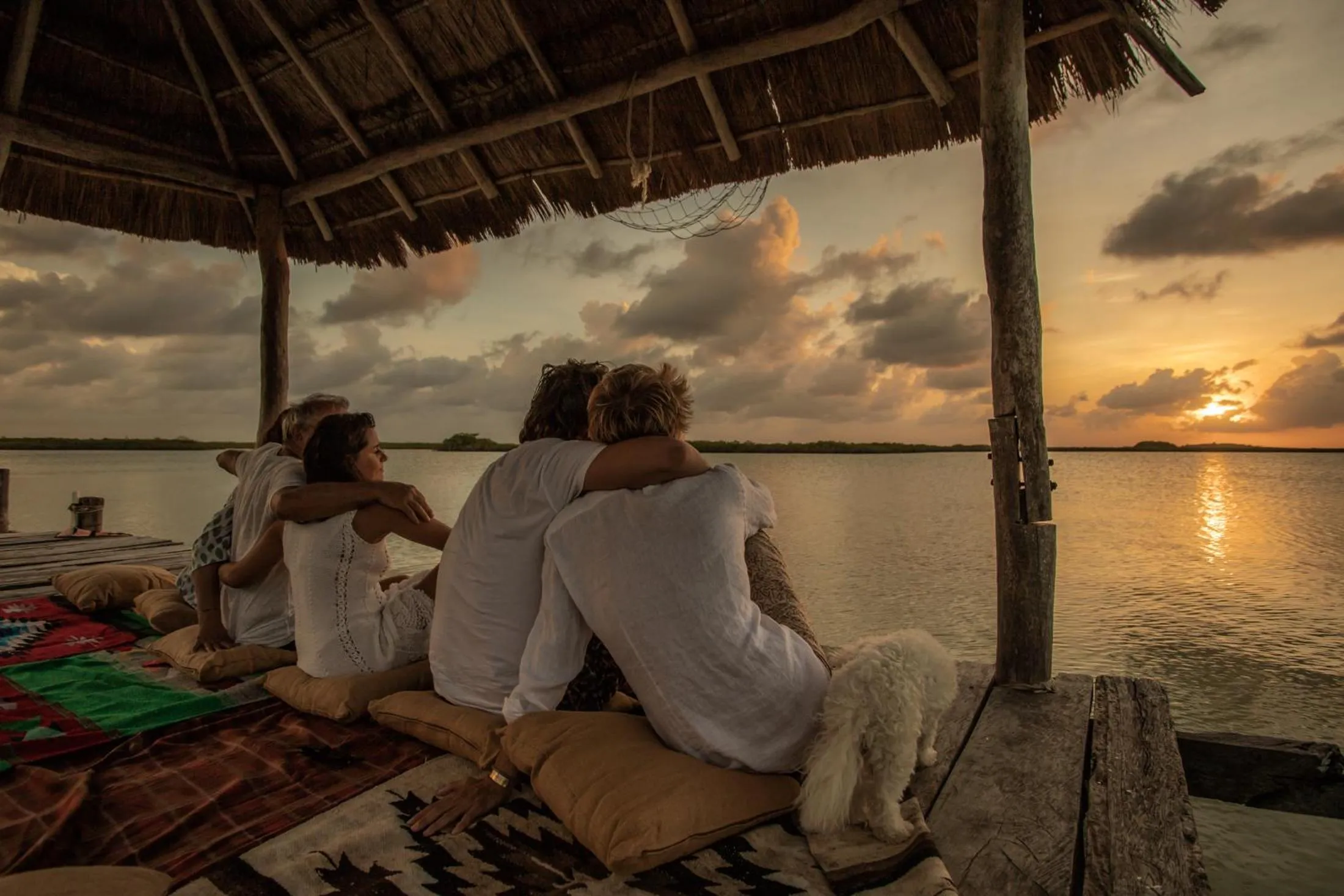 Evening entertainment in Casa Maya Kaan