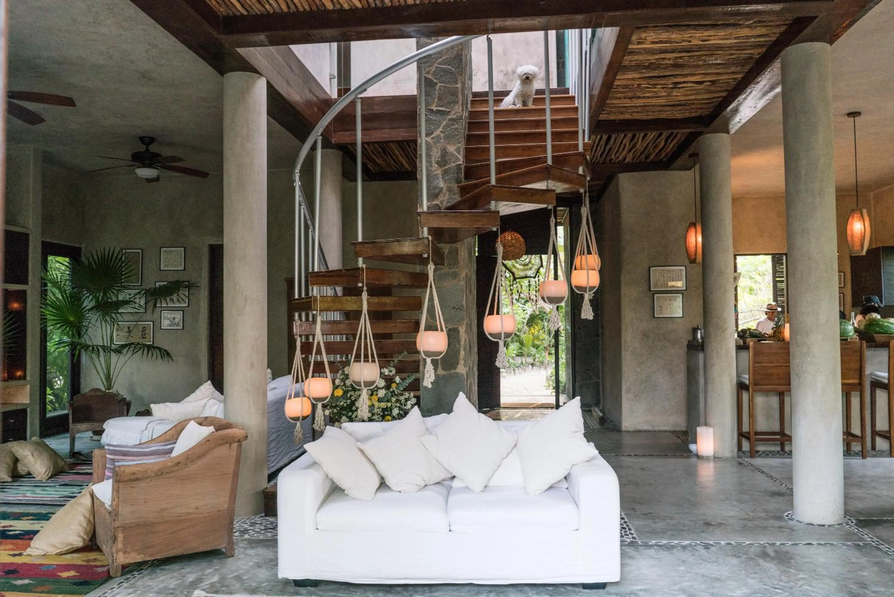 Lobby or reception in Casa Maya Kaan