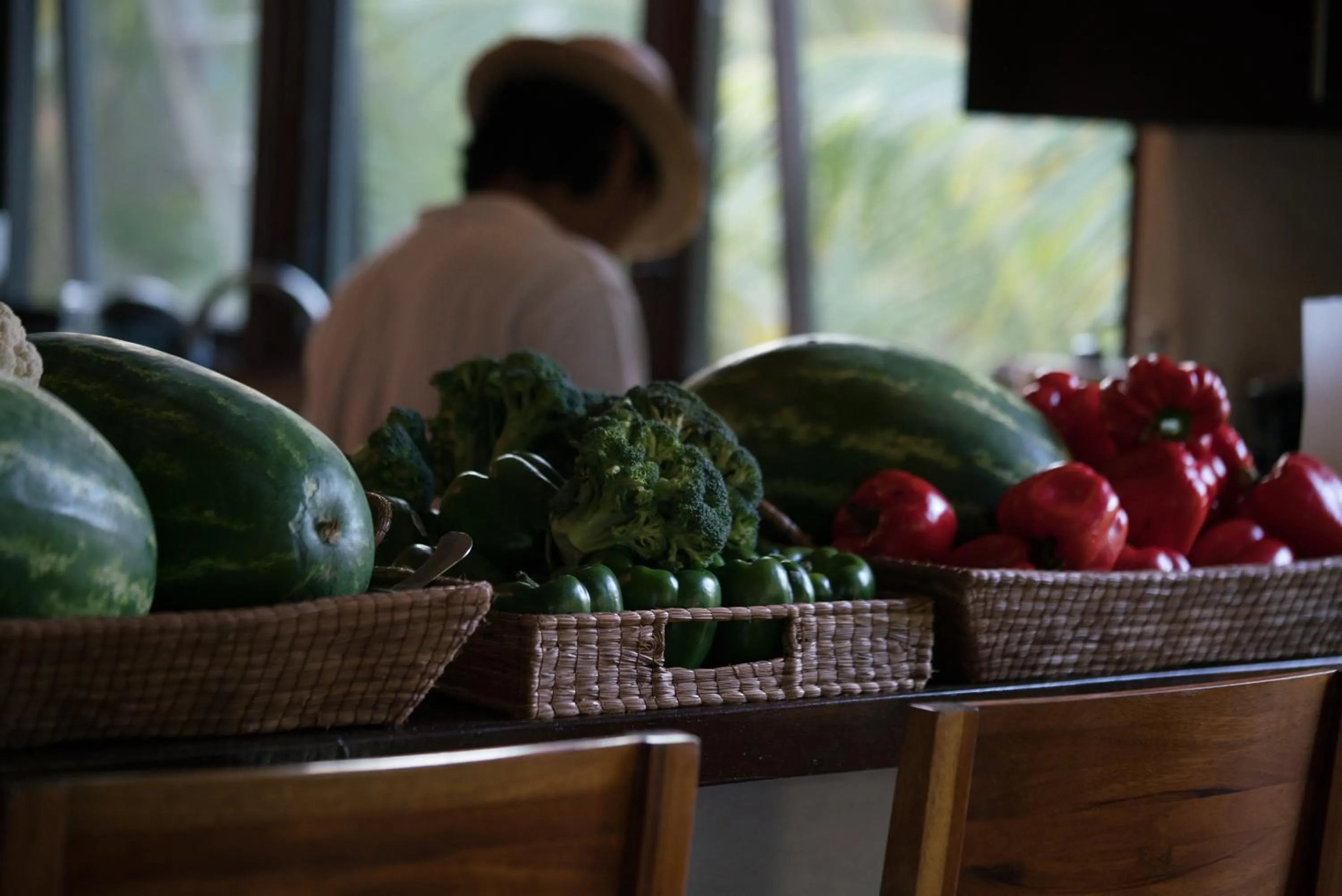 Dining area in Casa Maya Kaan