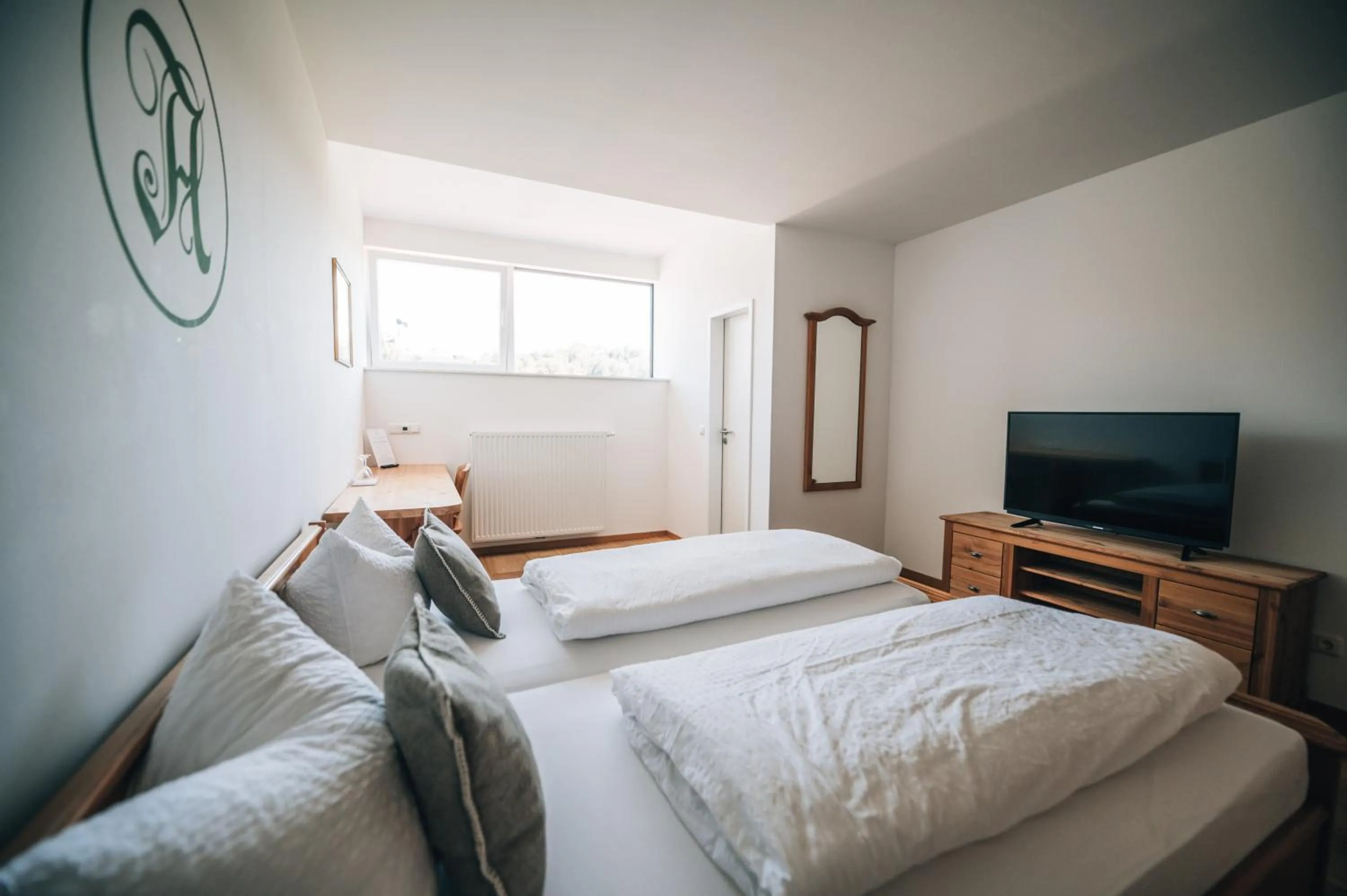 Bed in Angermühle Landgasthof