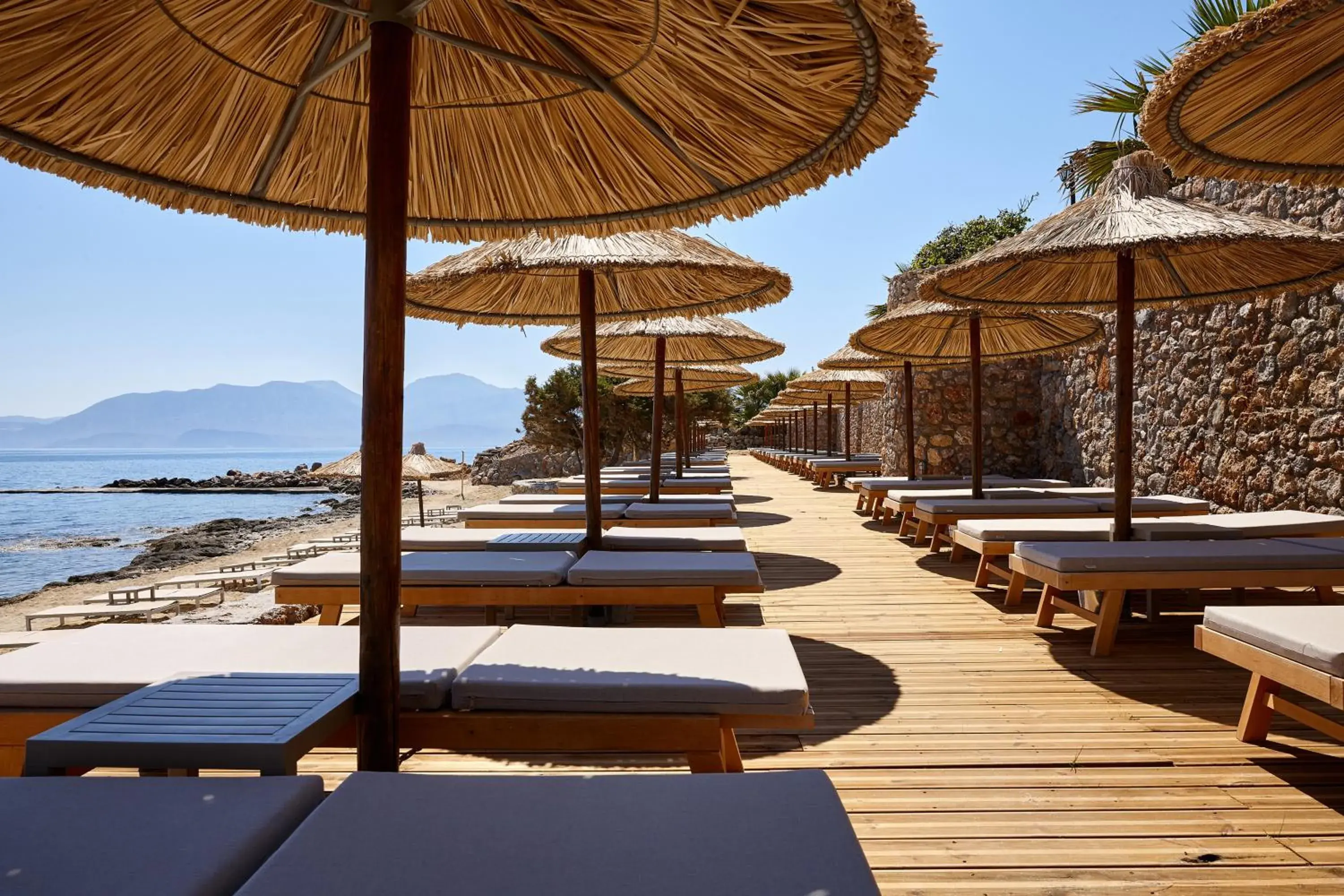 sunbed in Blue Marine Resort and Spa Hotel sunbed in Blue Marine Resort and Spa Hotel