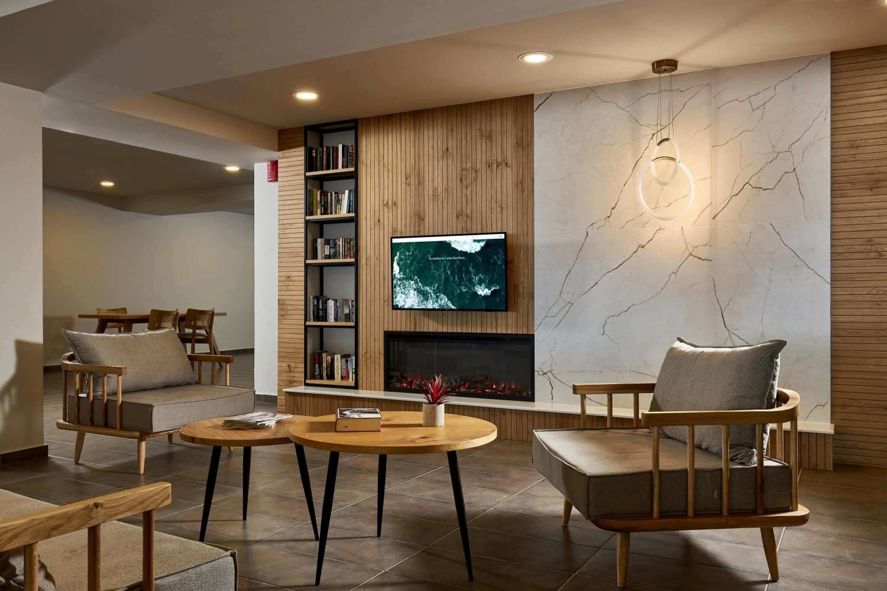 TV and multimedia in Blue Marine Resort and Spa Hotel