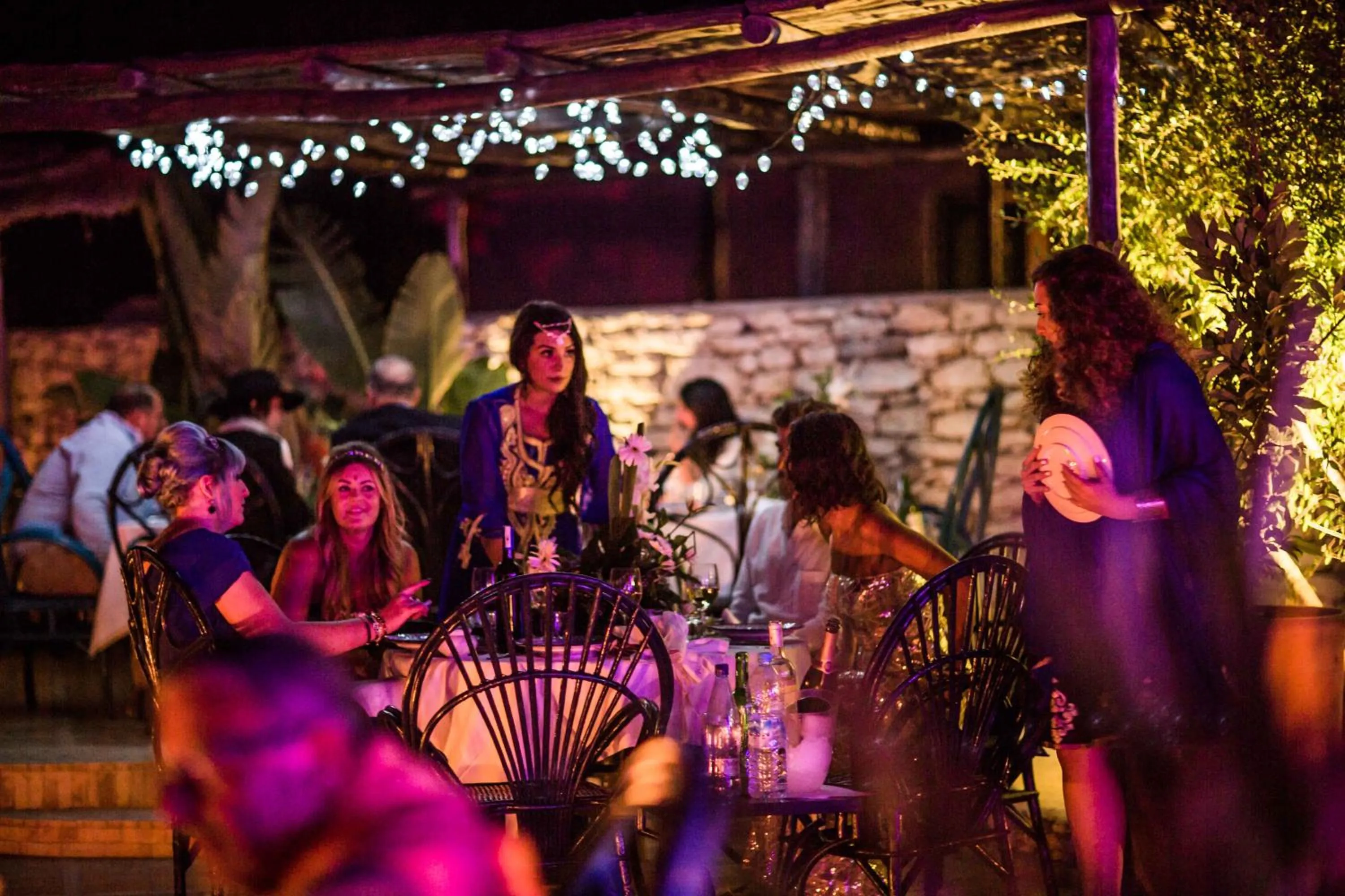 Dining area in Les Jardins de Villa Maroc