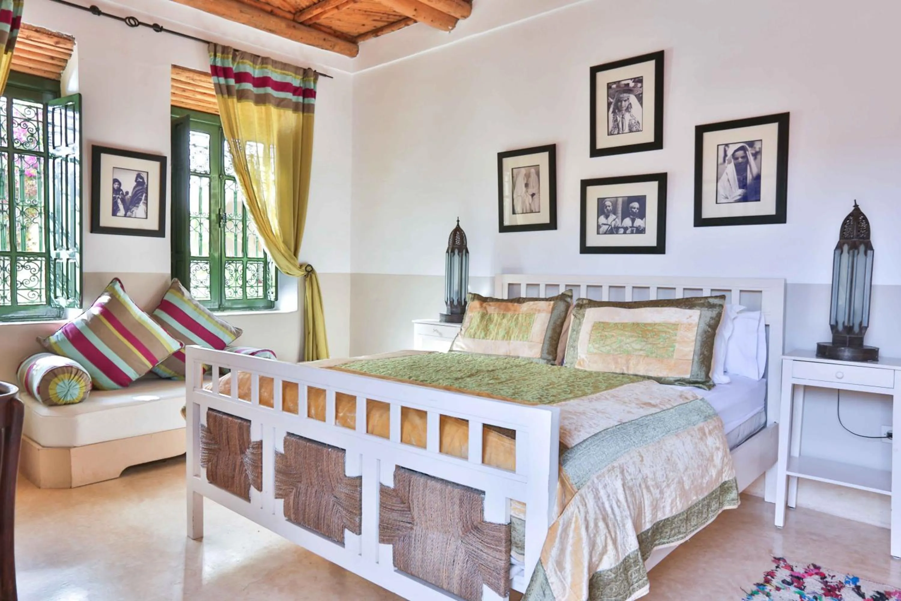 Bed in Les Jardins de Villa Maroc