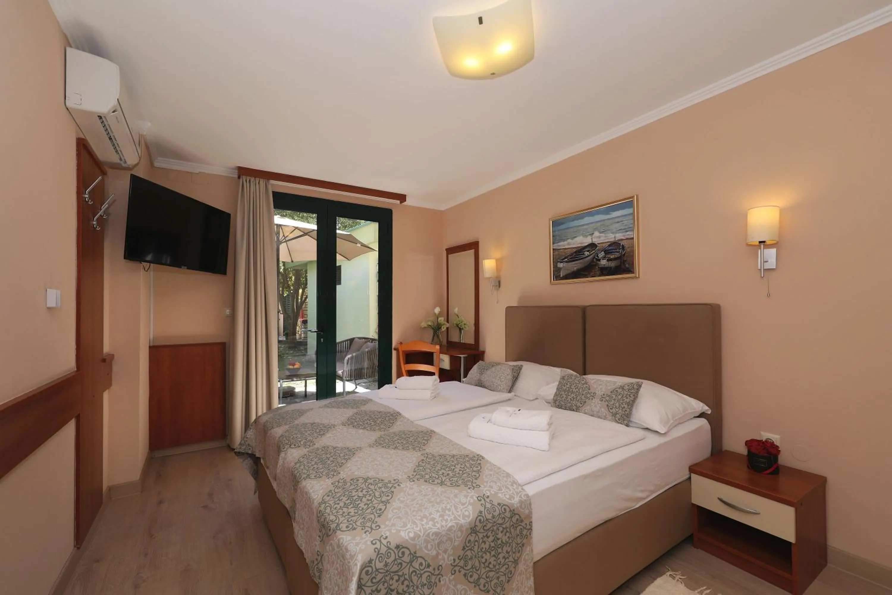 Bed in Mediterranean Village San Antonio