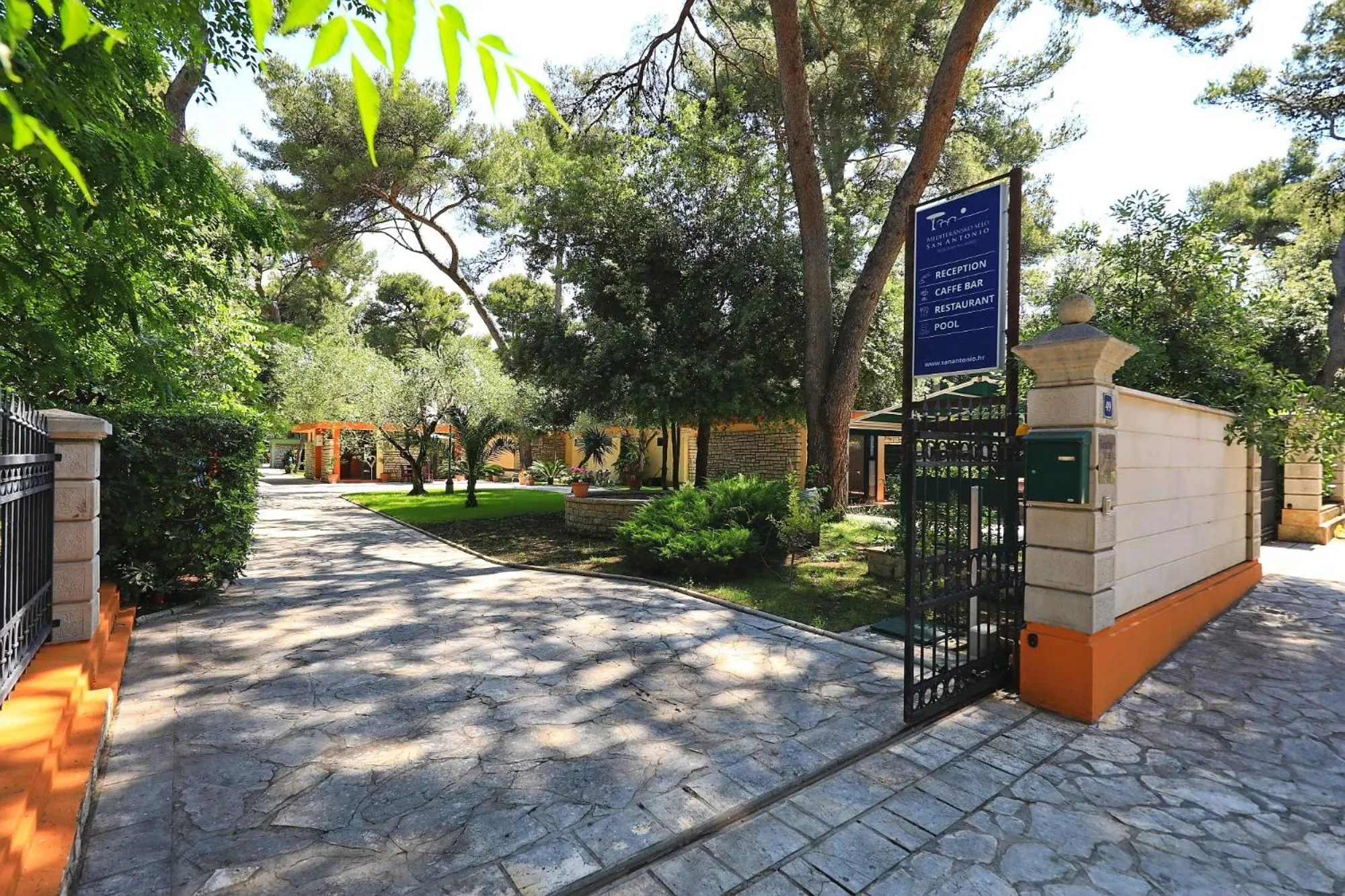 Facade/entrance in Mediterranean Village San Antonio