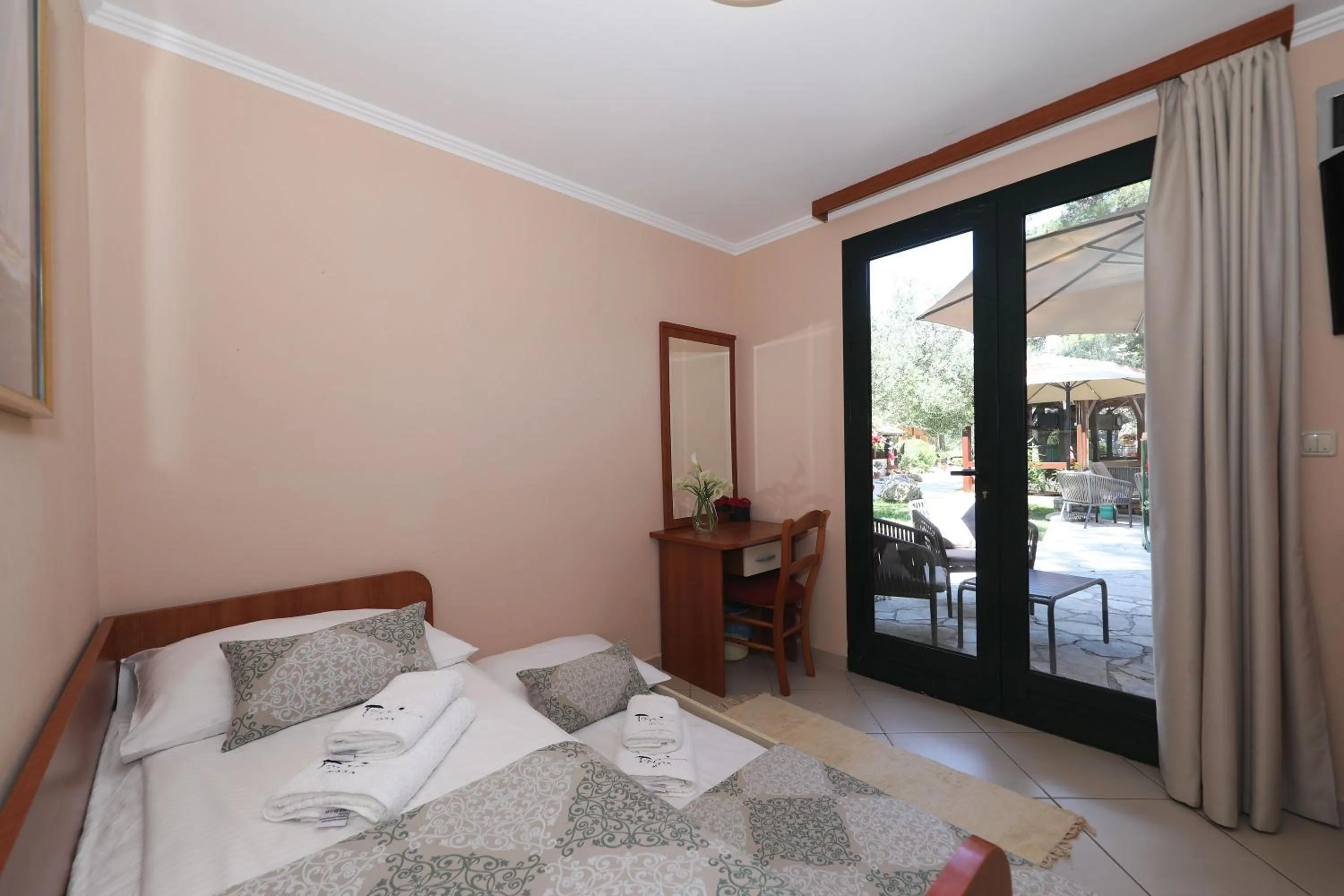 Bed in Mediterranean Village San Antonio