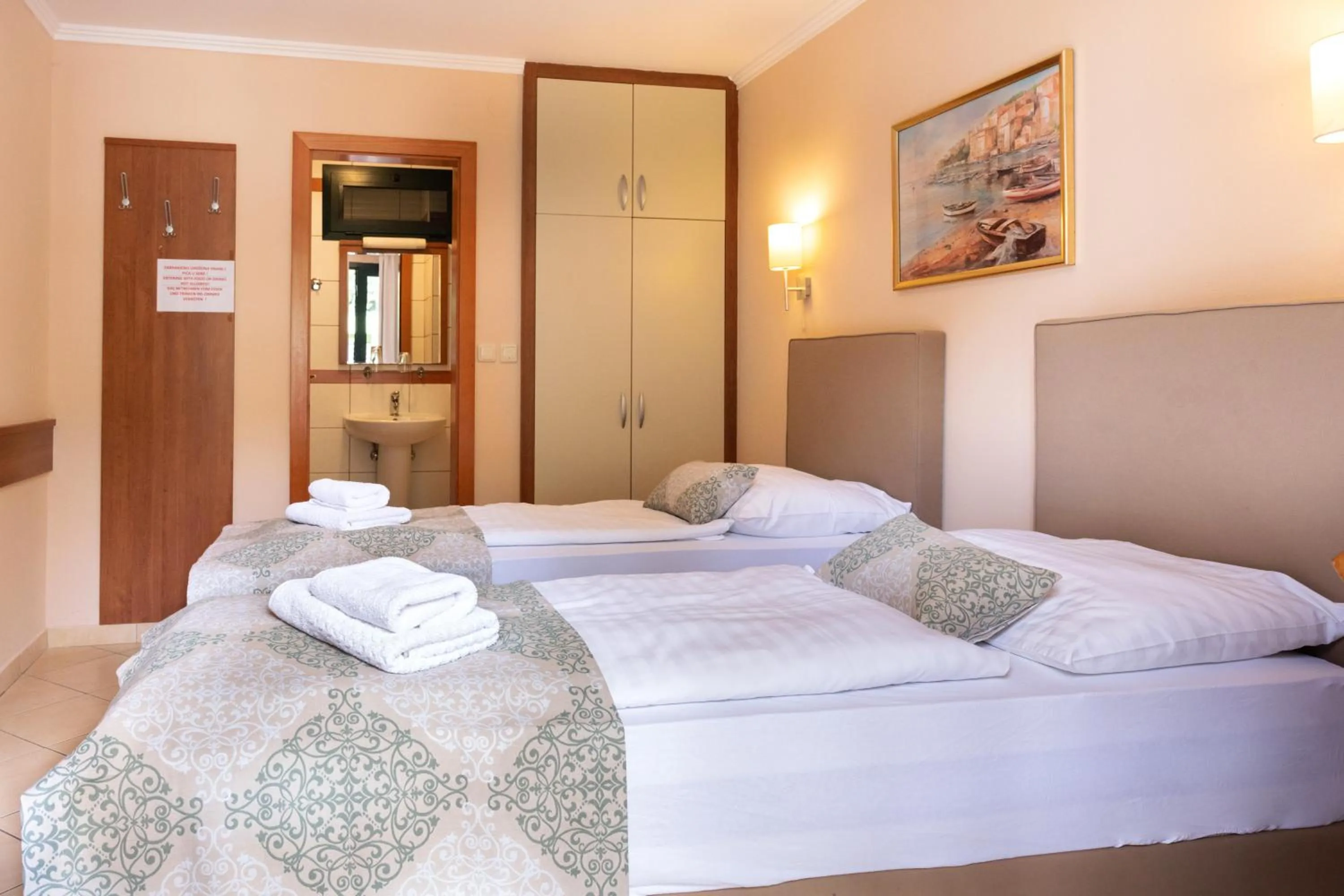 Bed in Mediterranean Village San Antonio