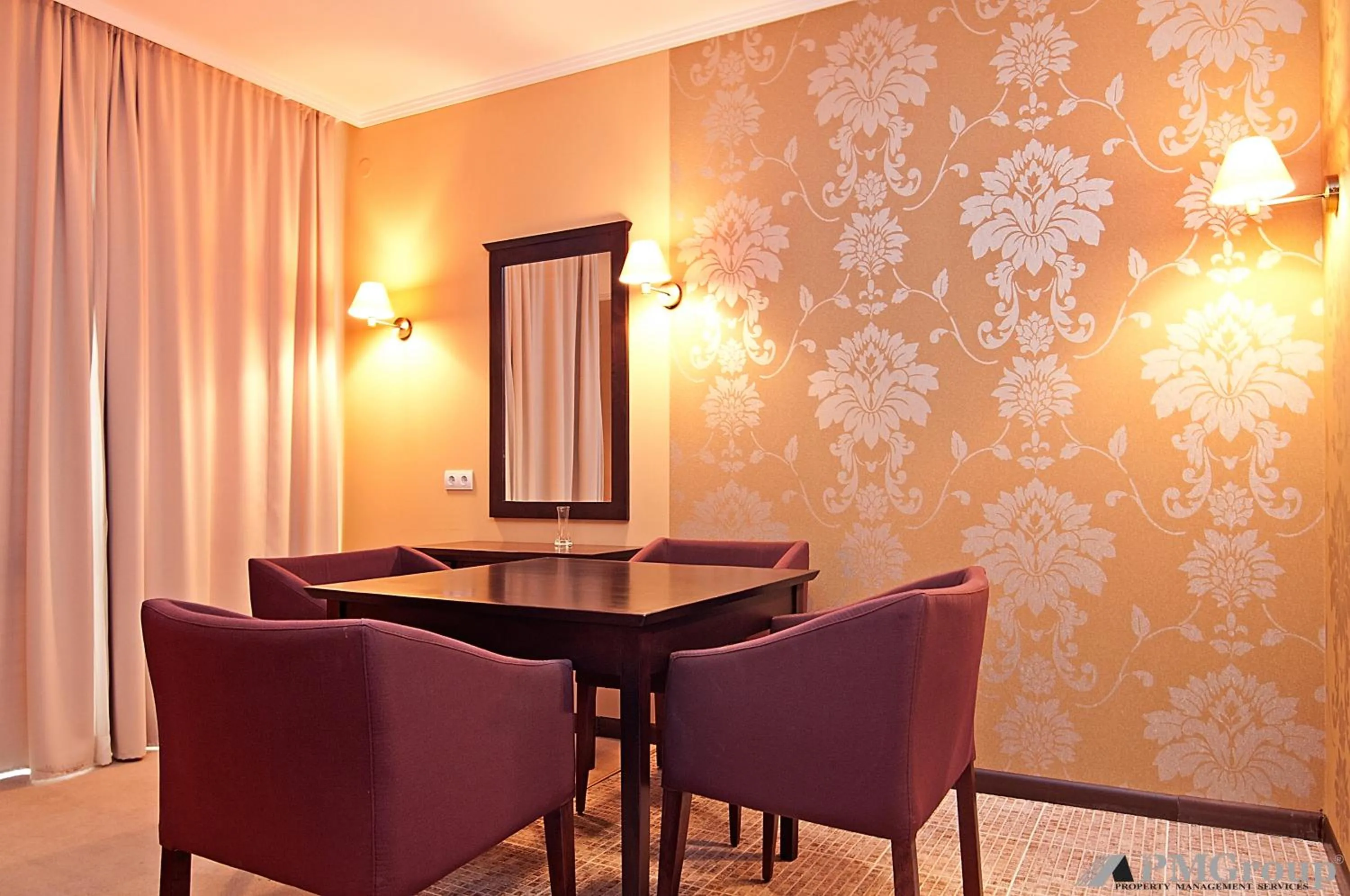 Dining area in Royal Beach Apartments