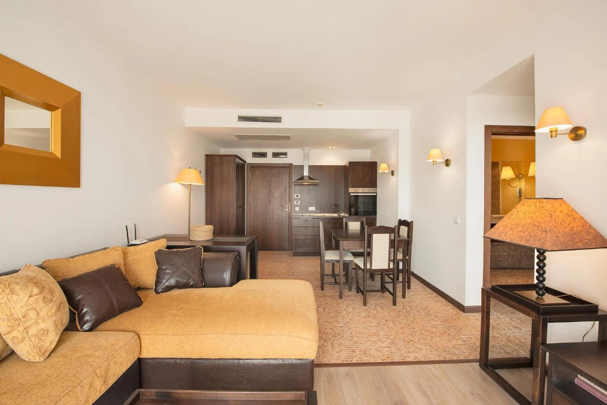 Bed in Royal Beach Apartments