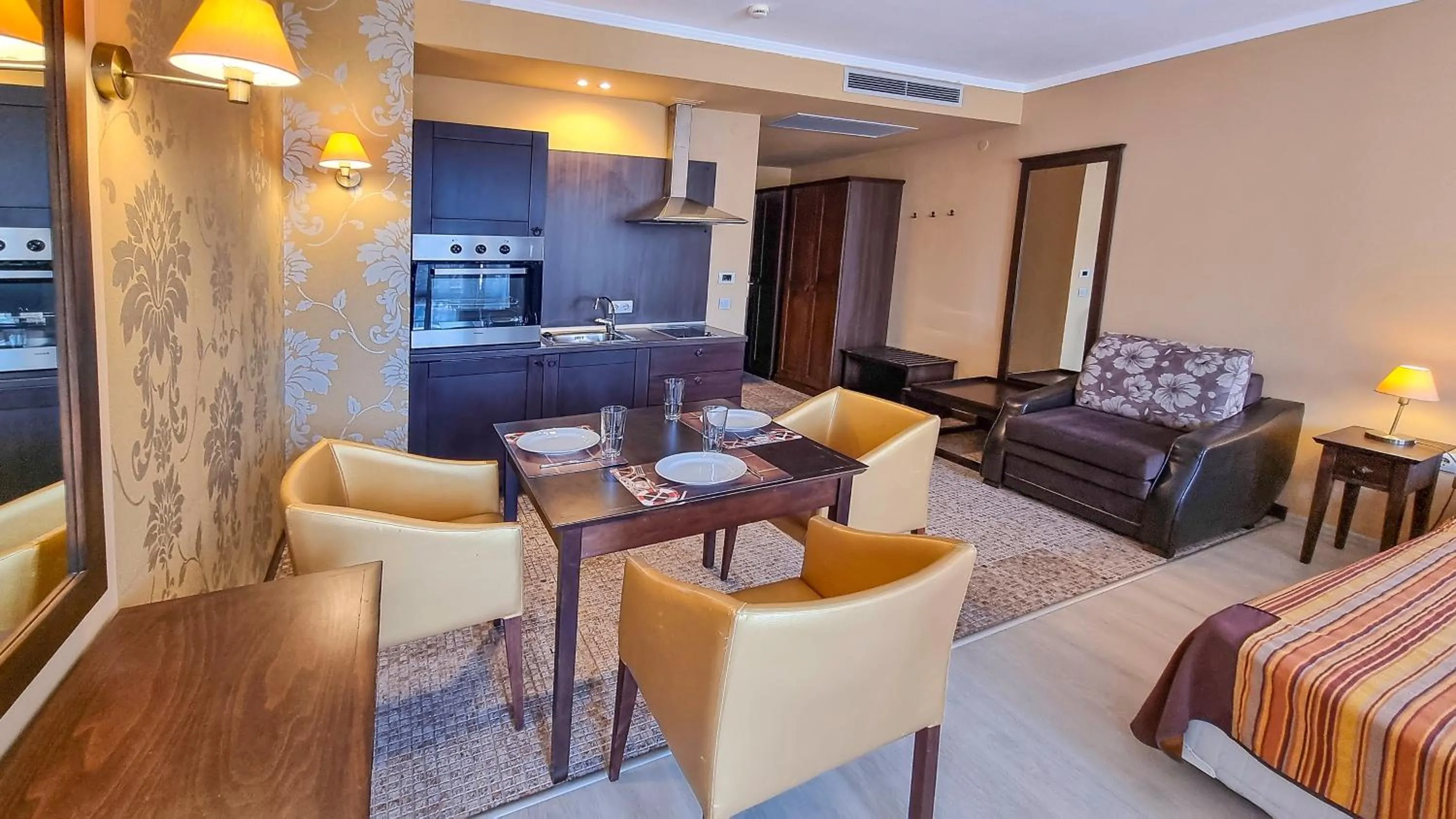 Living room in Royal Beach Apartments