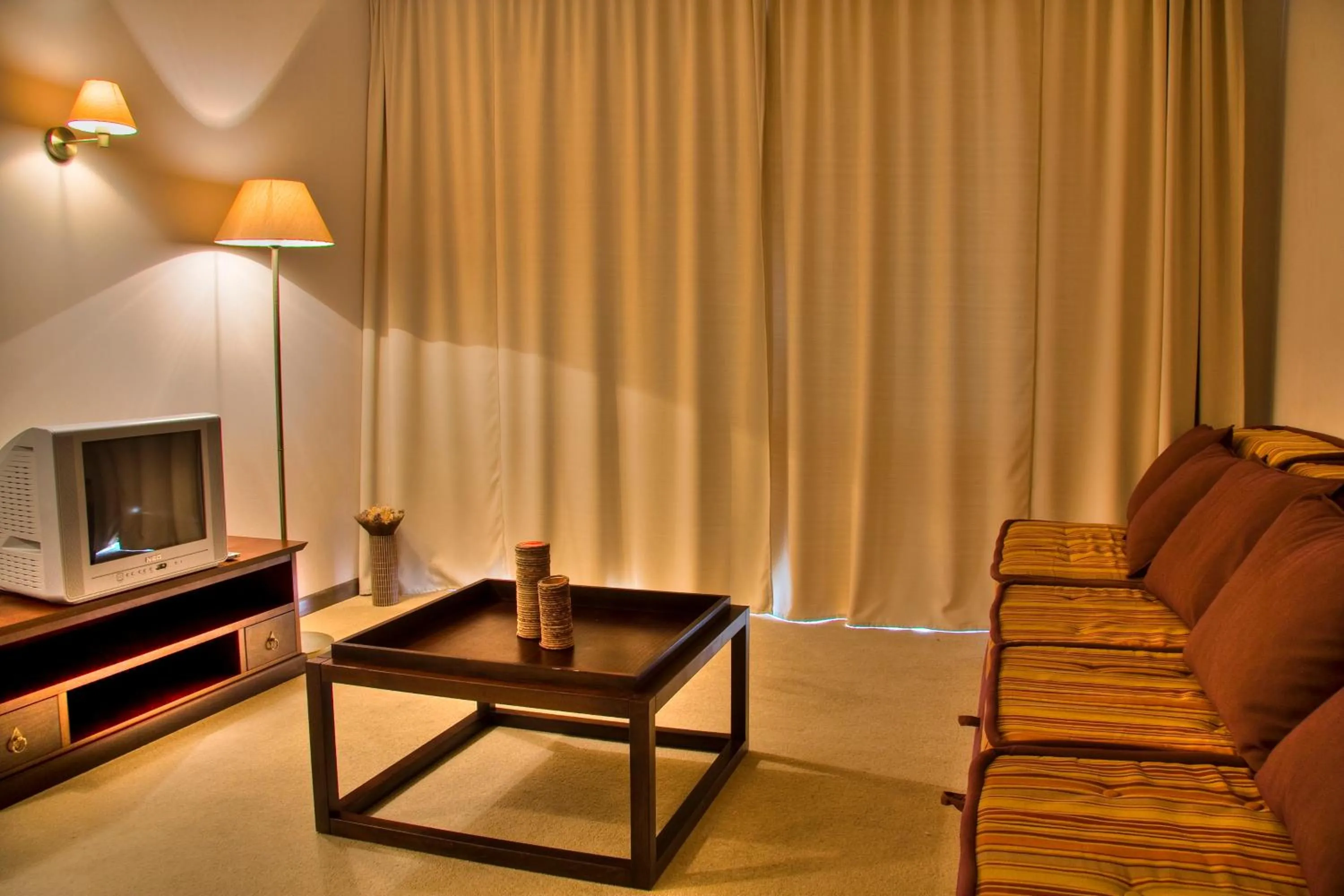 Living room in Royal Beach Apartments