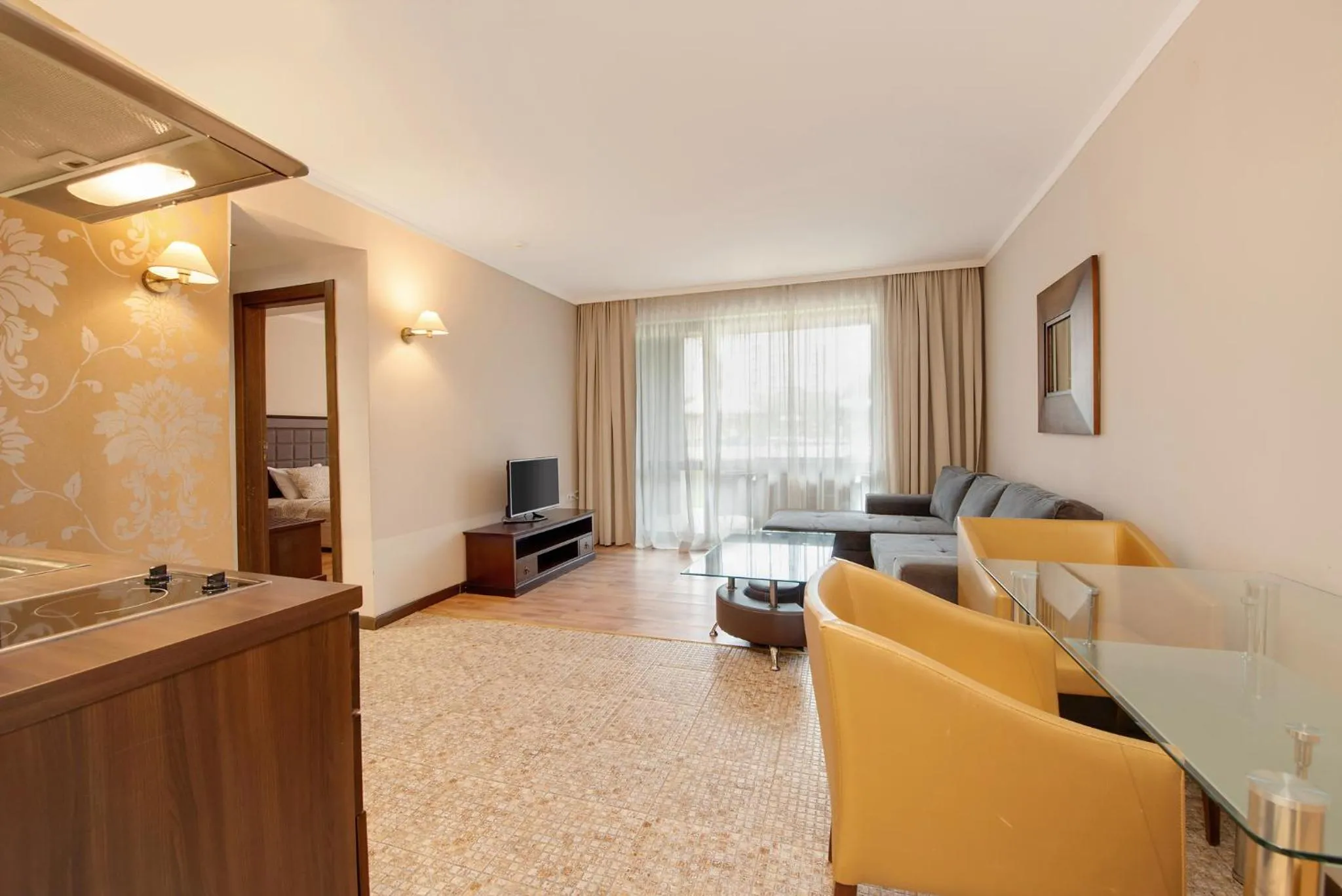 Bed in Royal Beach Apartments