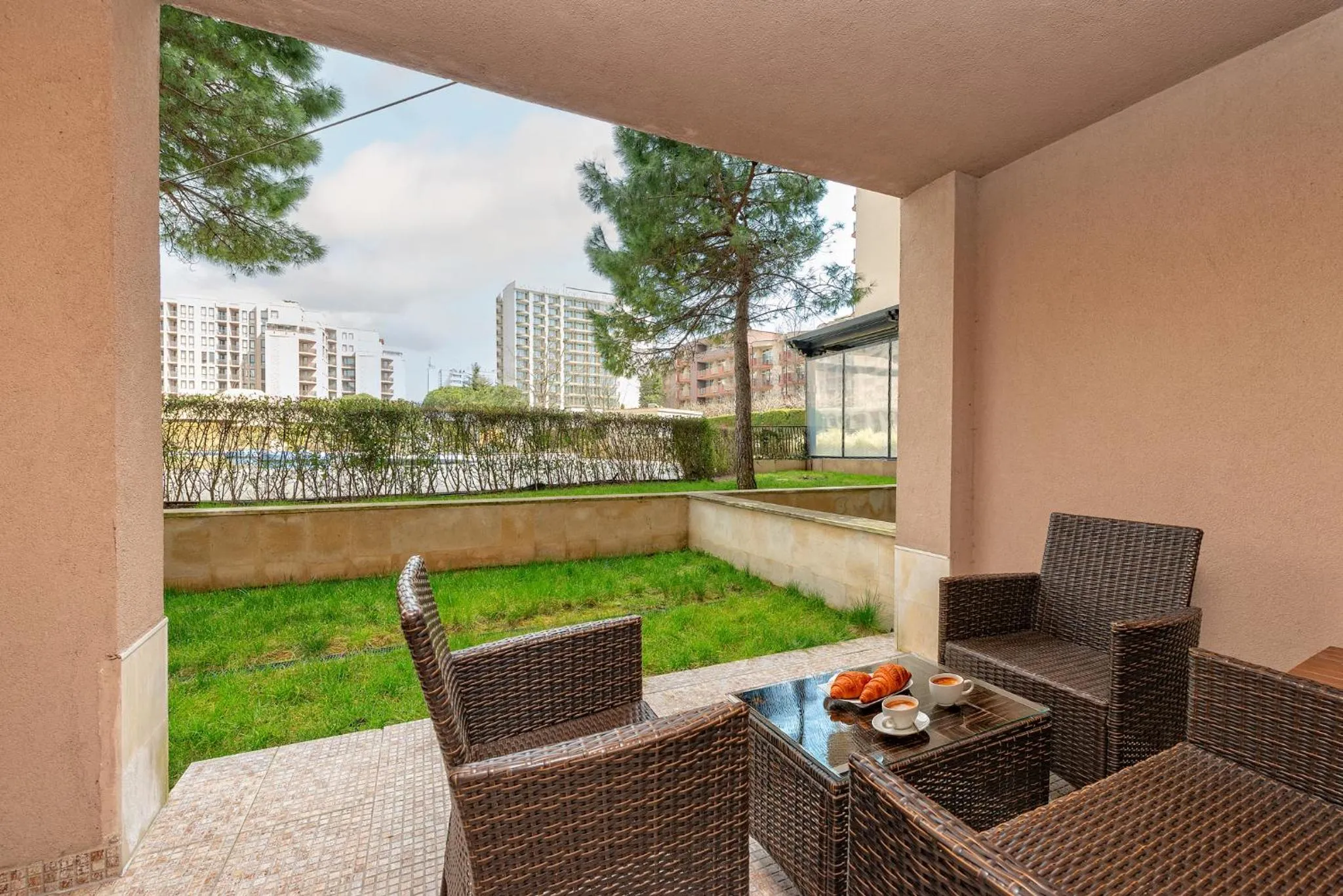 Patio in Royal Beach Apartments