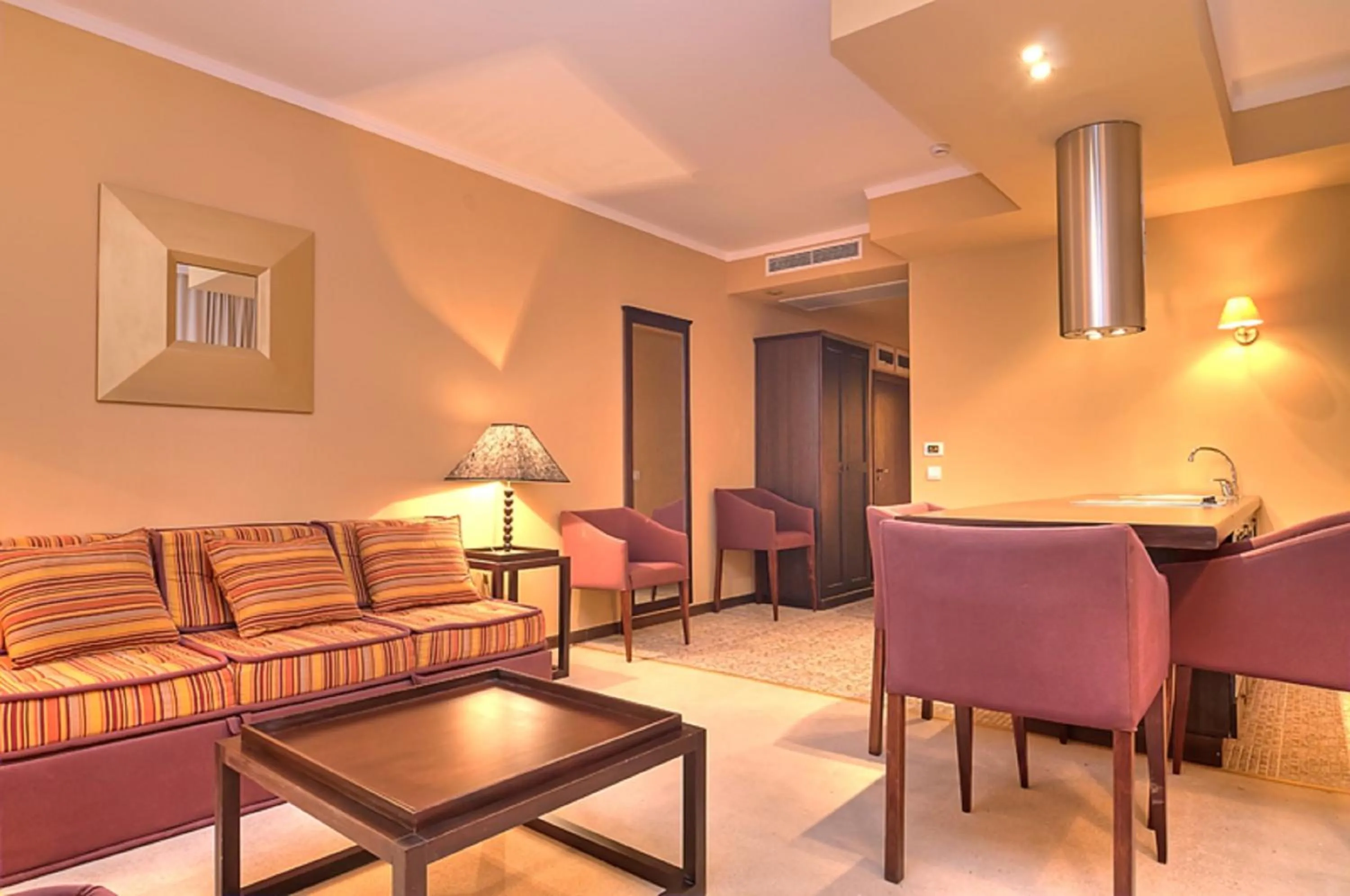 Living room in Royal Beach Apartments