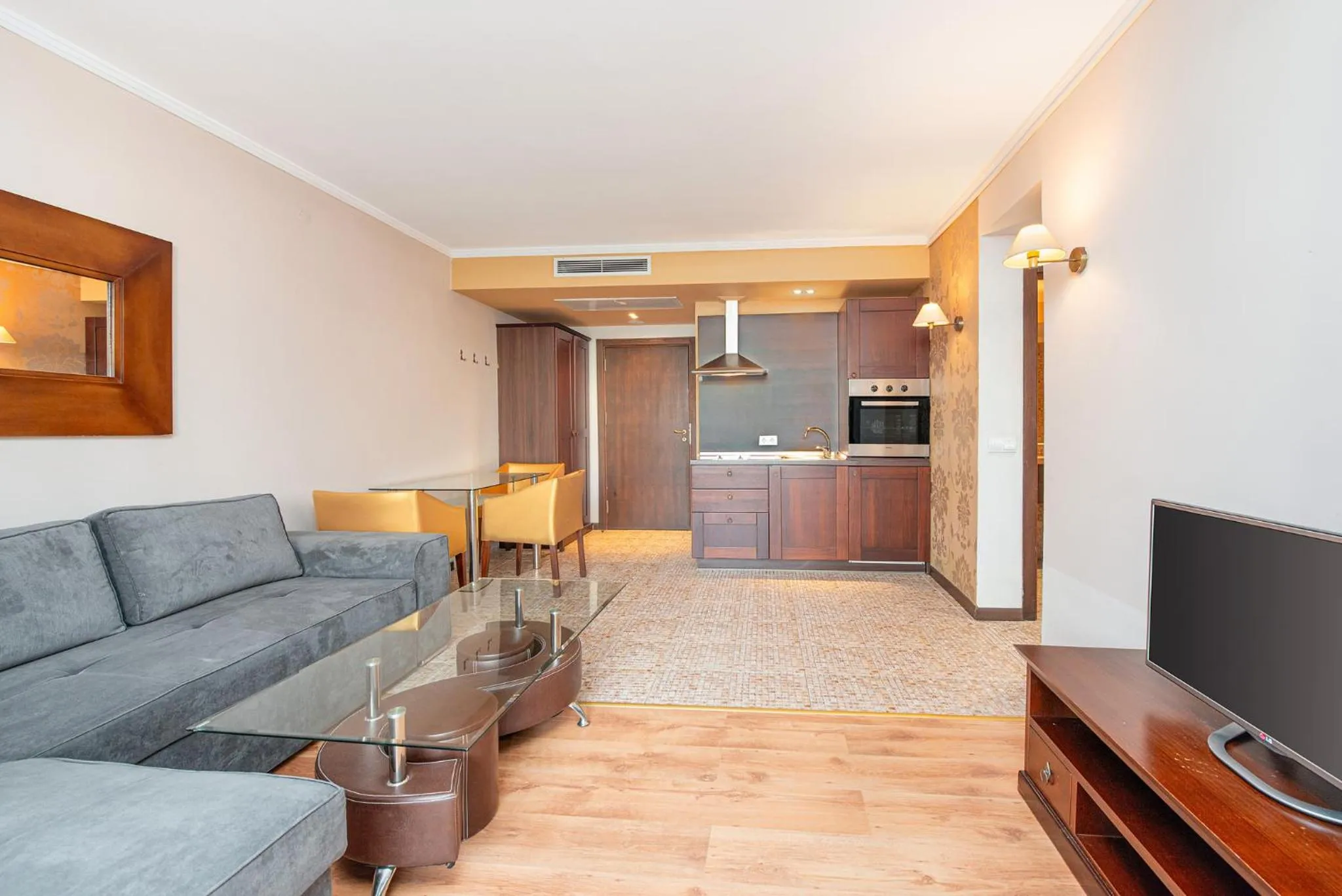 Bed in Royal Beach Apartments