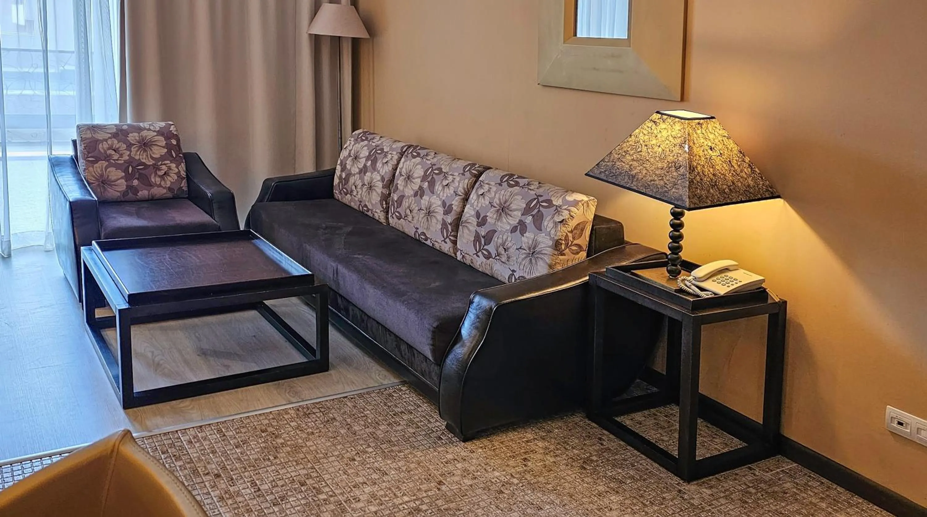 Living room in Royal Beach Apartments