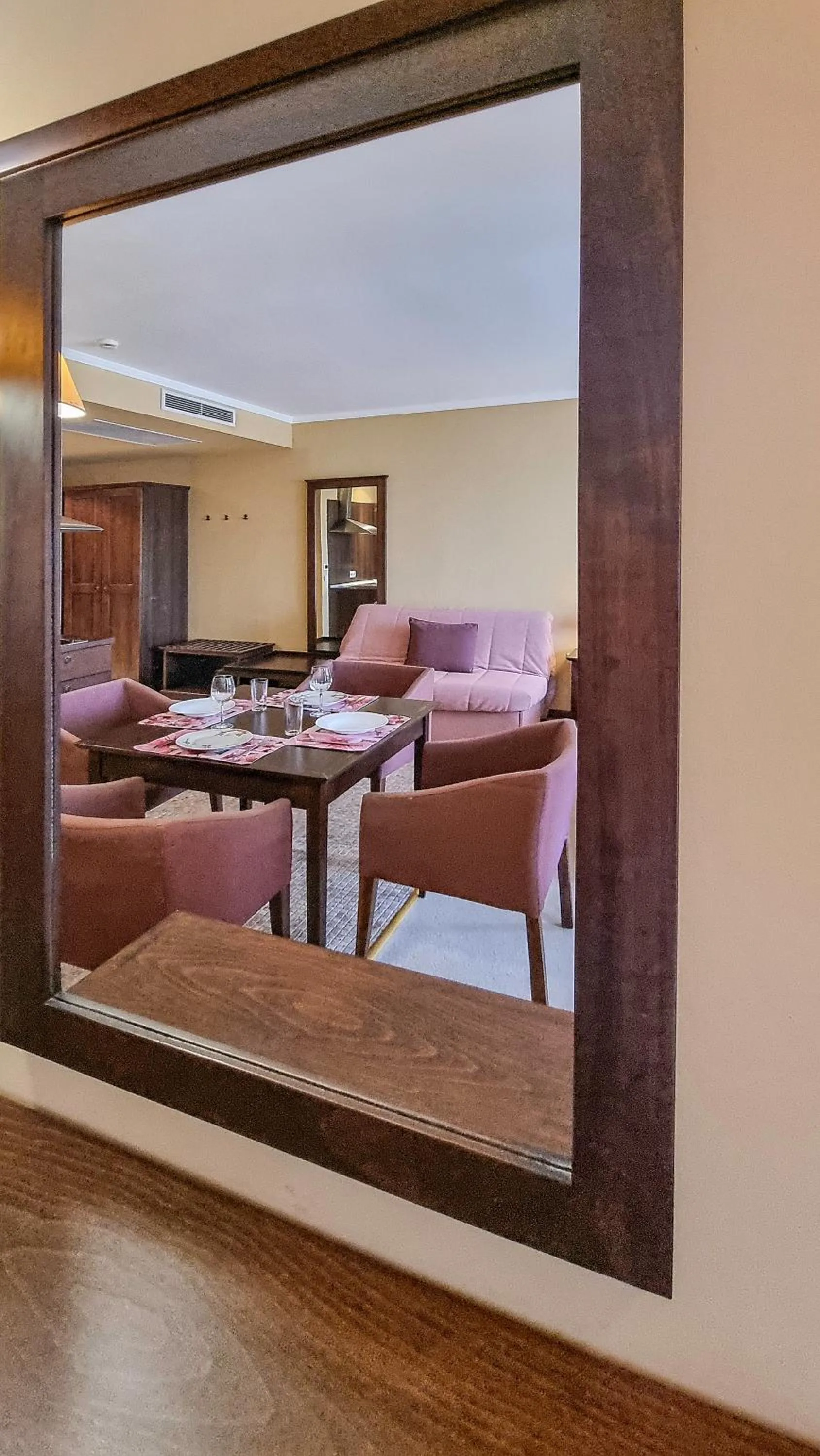 Dining area in Royal Beach Apartments