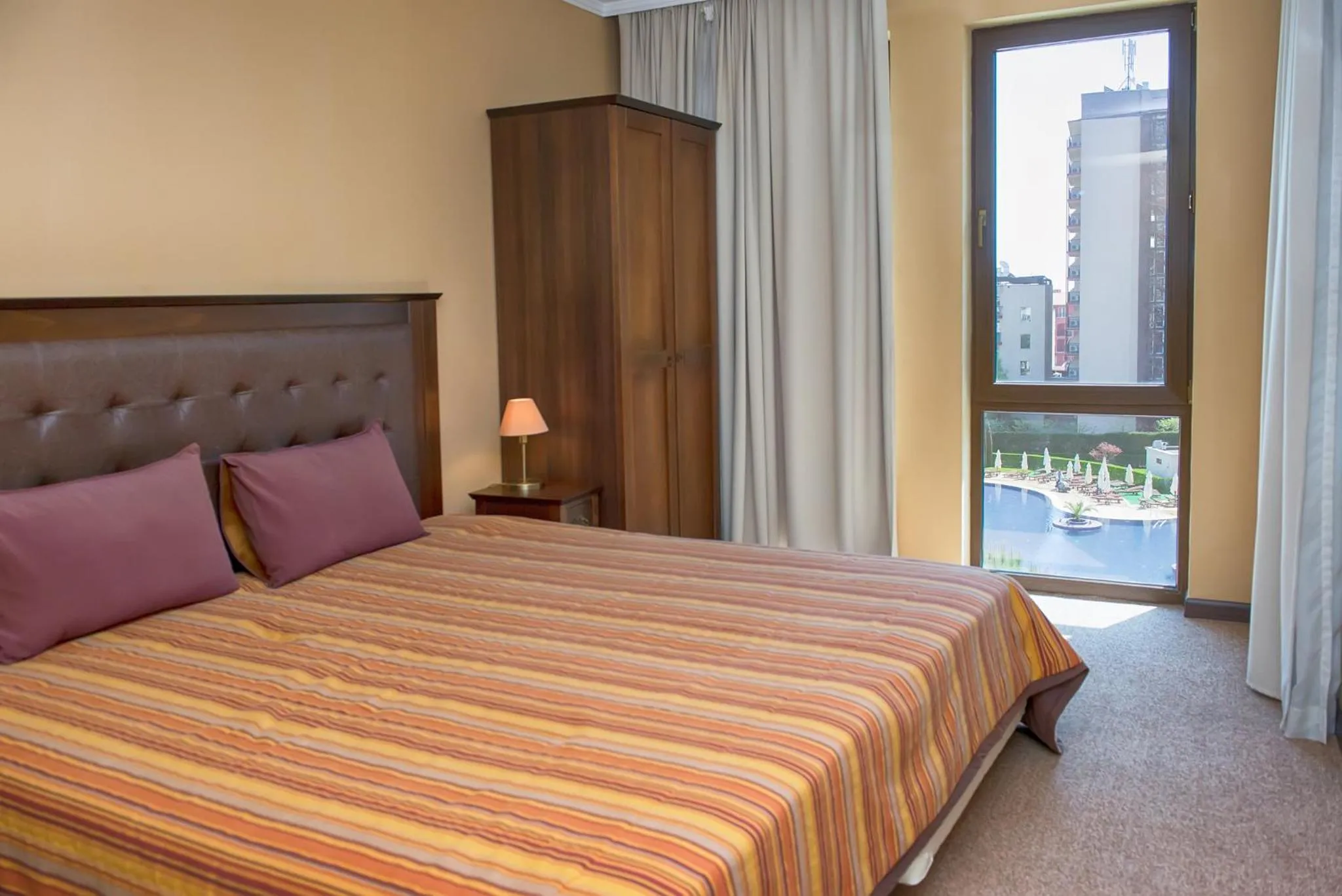 Bedroom, Bed in Royal Beach Apartments