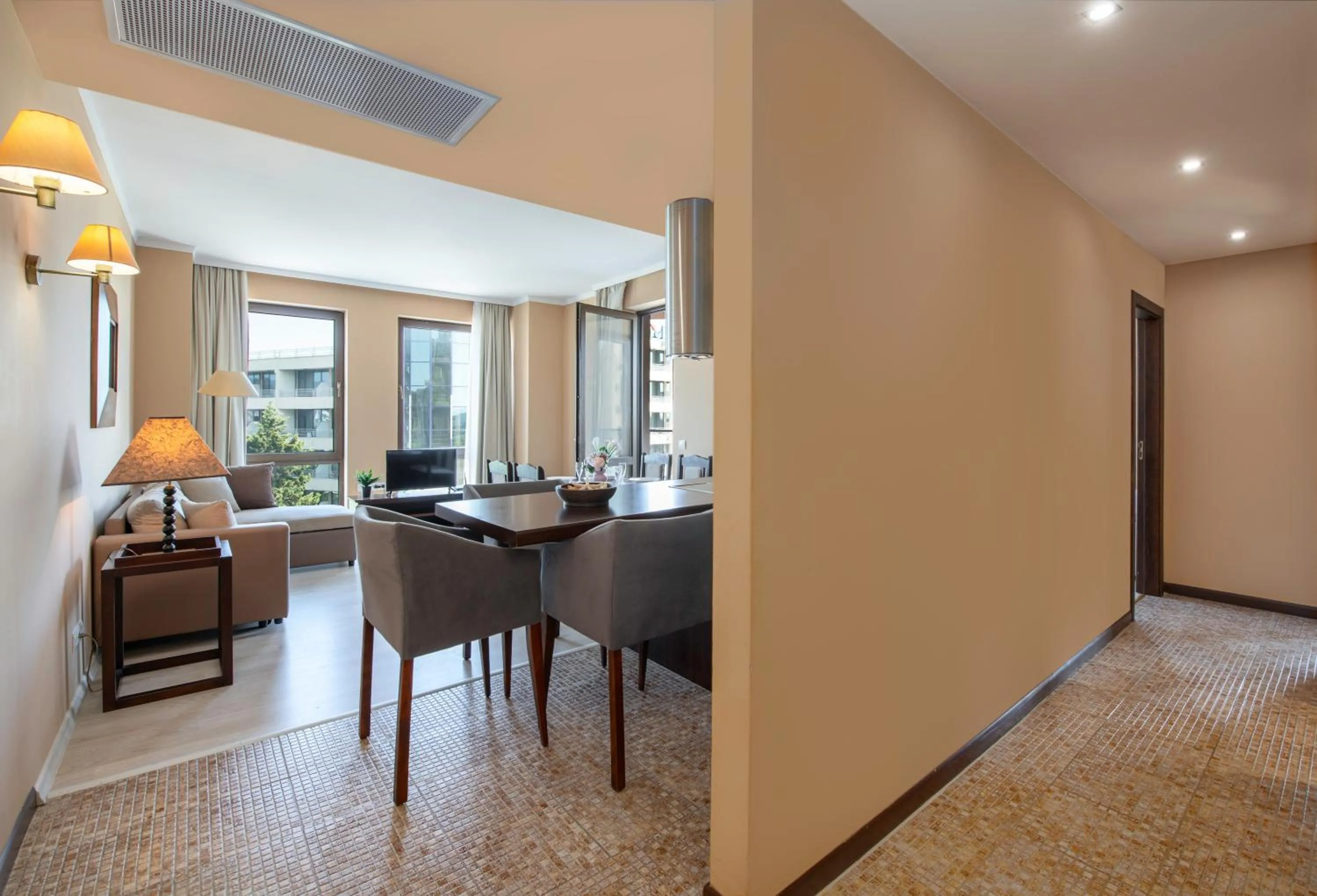 Living room in Royal Beach Apartments