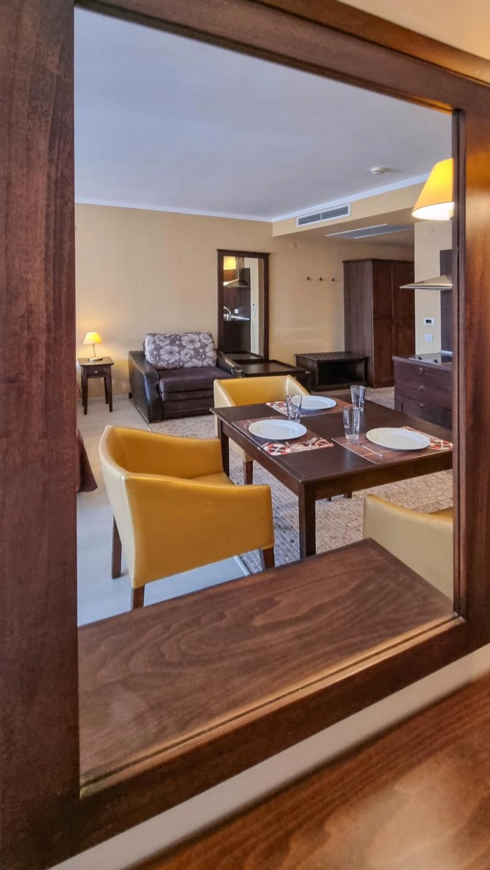 Dining area in Royal Beach Apartments