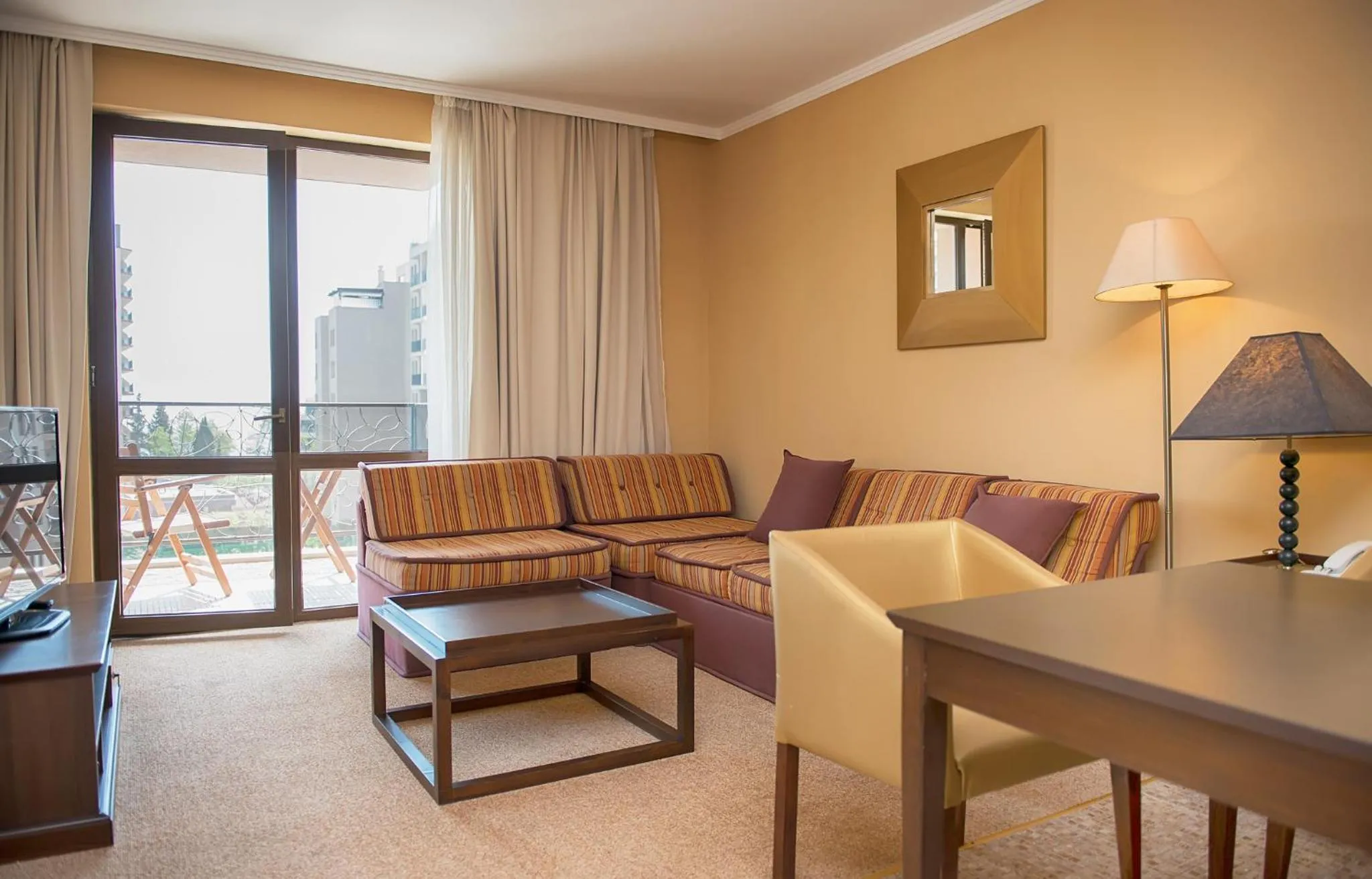 Living room in Royal Beach Apartments