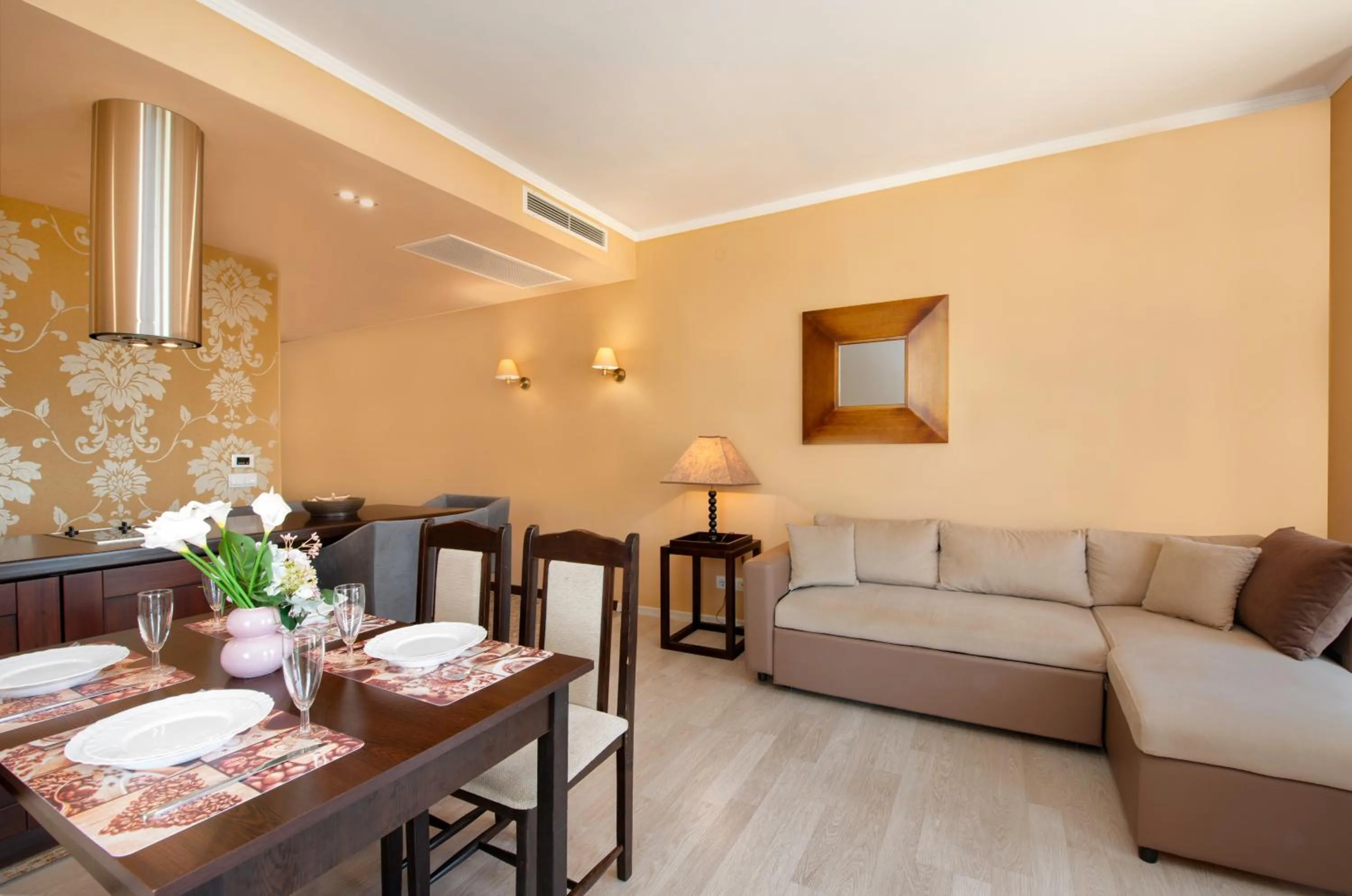 Living room in Royal Beach Apartments