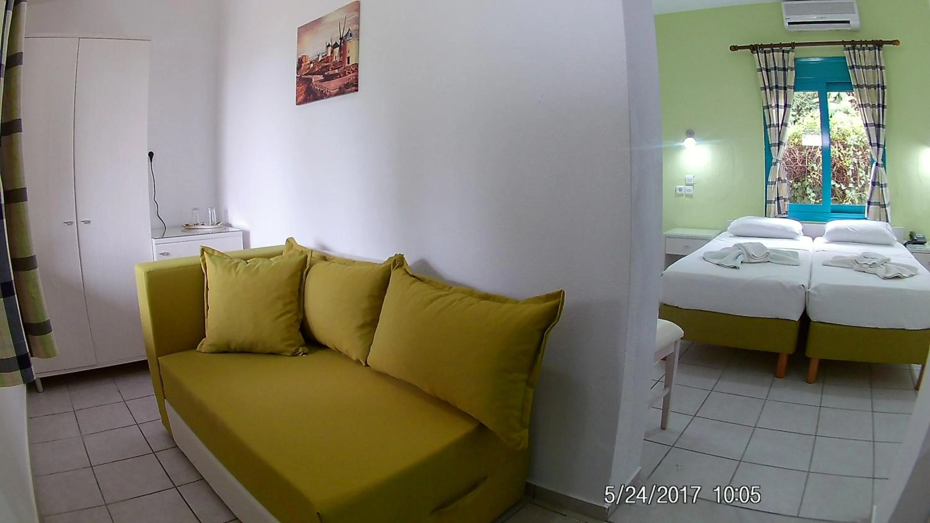 Bedroom, Bed in Angeliki Beach Hotel