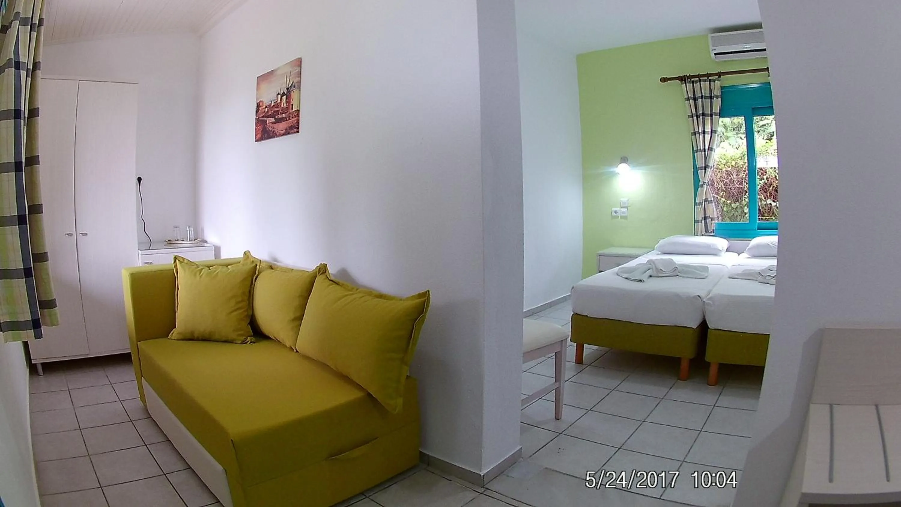 Photo of the whole room, Bed in Angeliki Beach Hotel