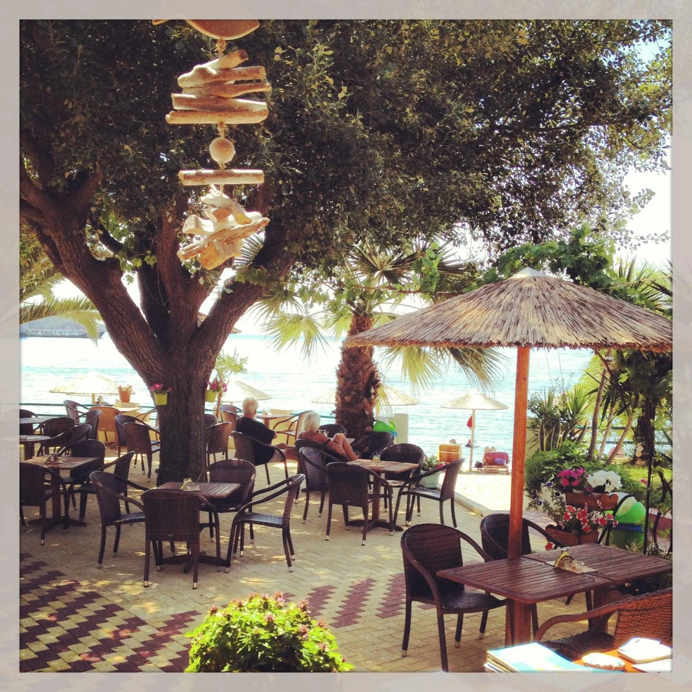 Balcony/Terrace in Angeliki Beach Hotel