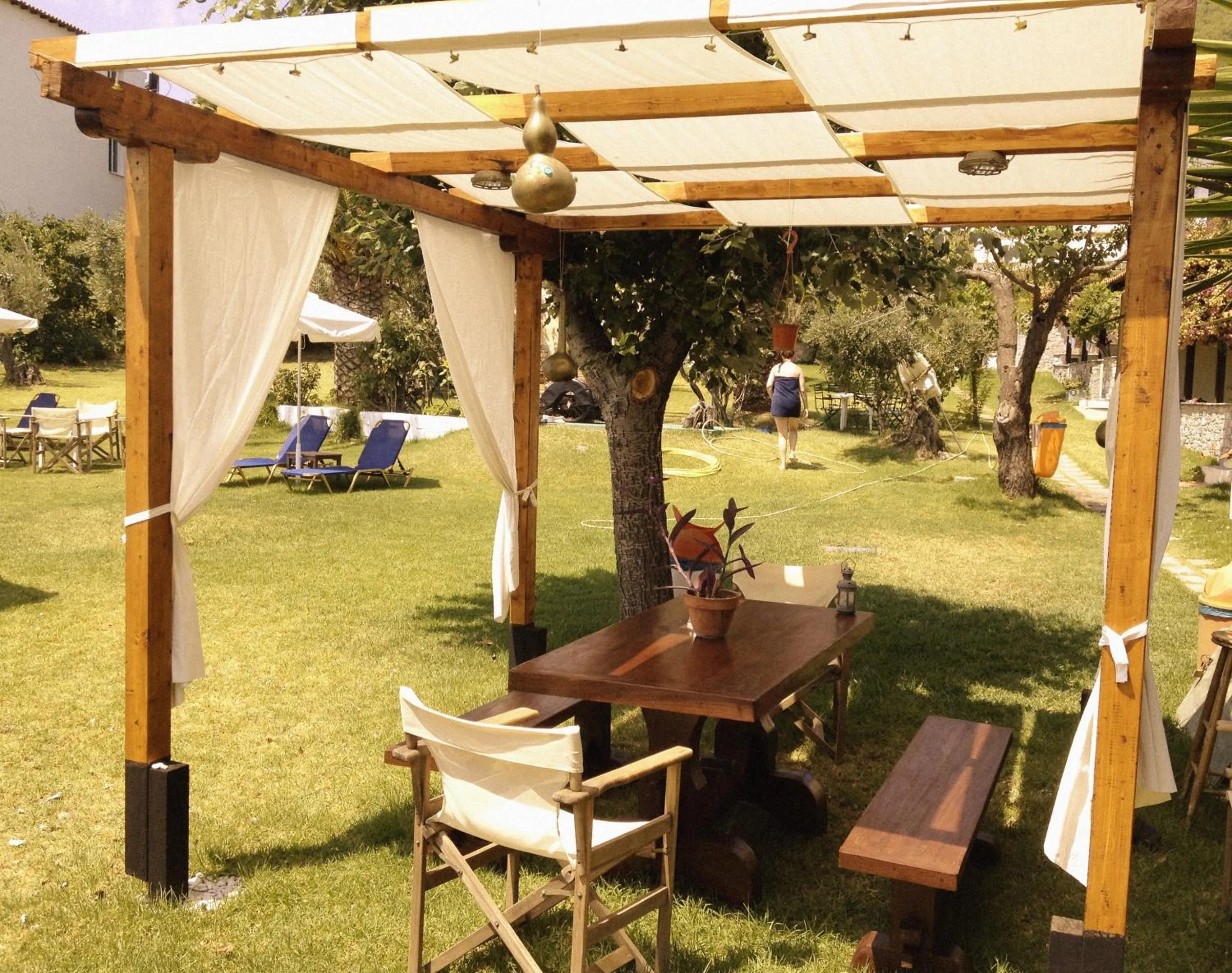 Garden in Angeliki Beach Hotel