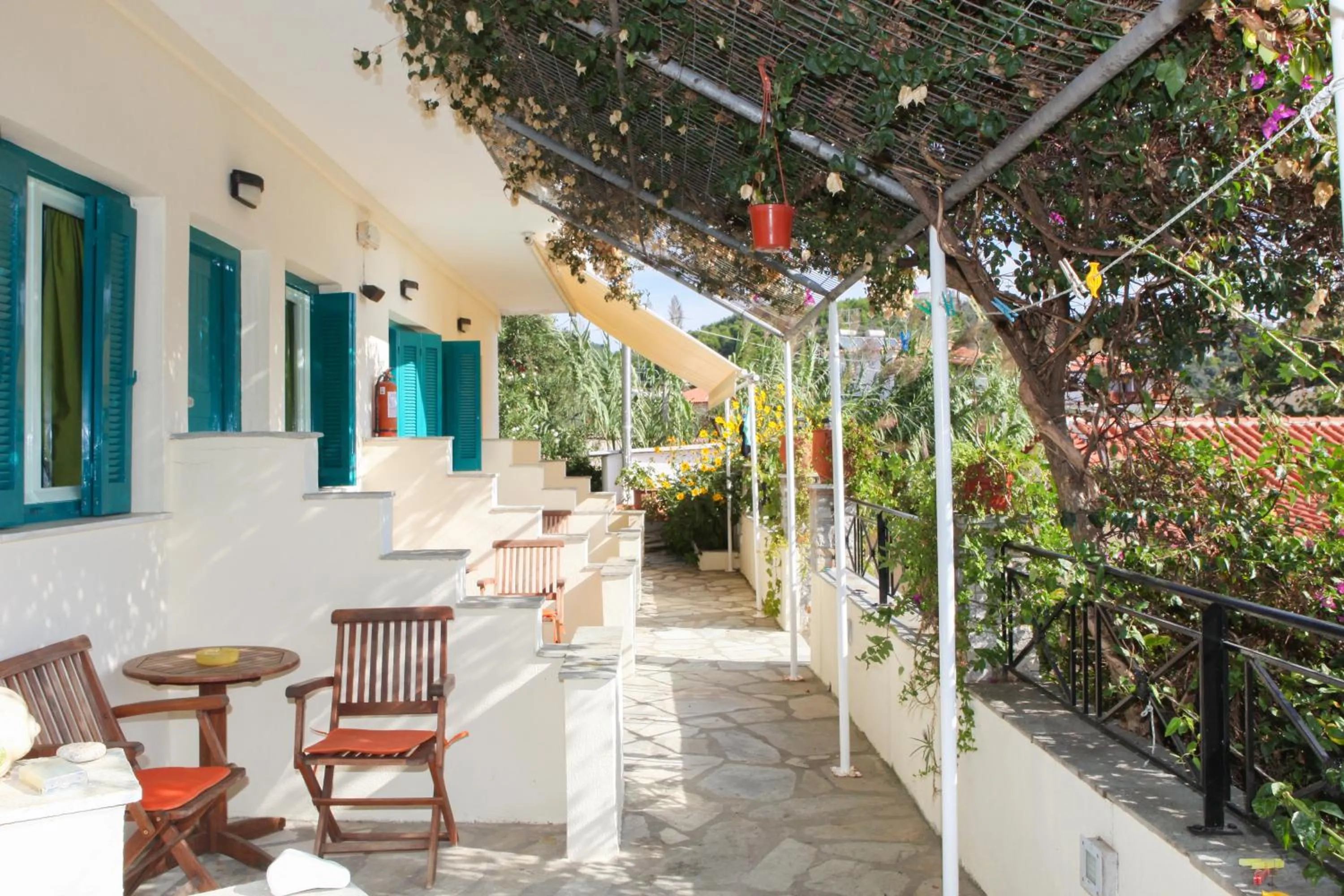 Balcony/Terrace in Angeliki Beach Hotel