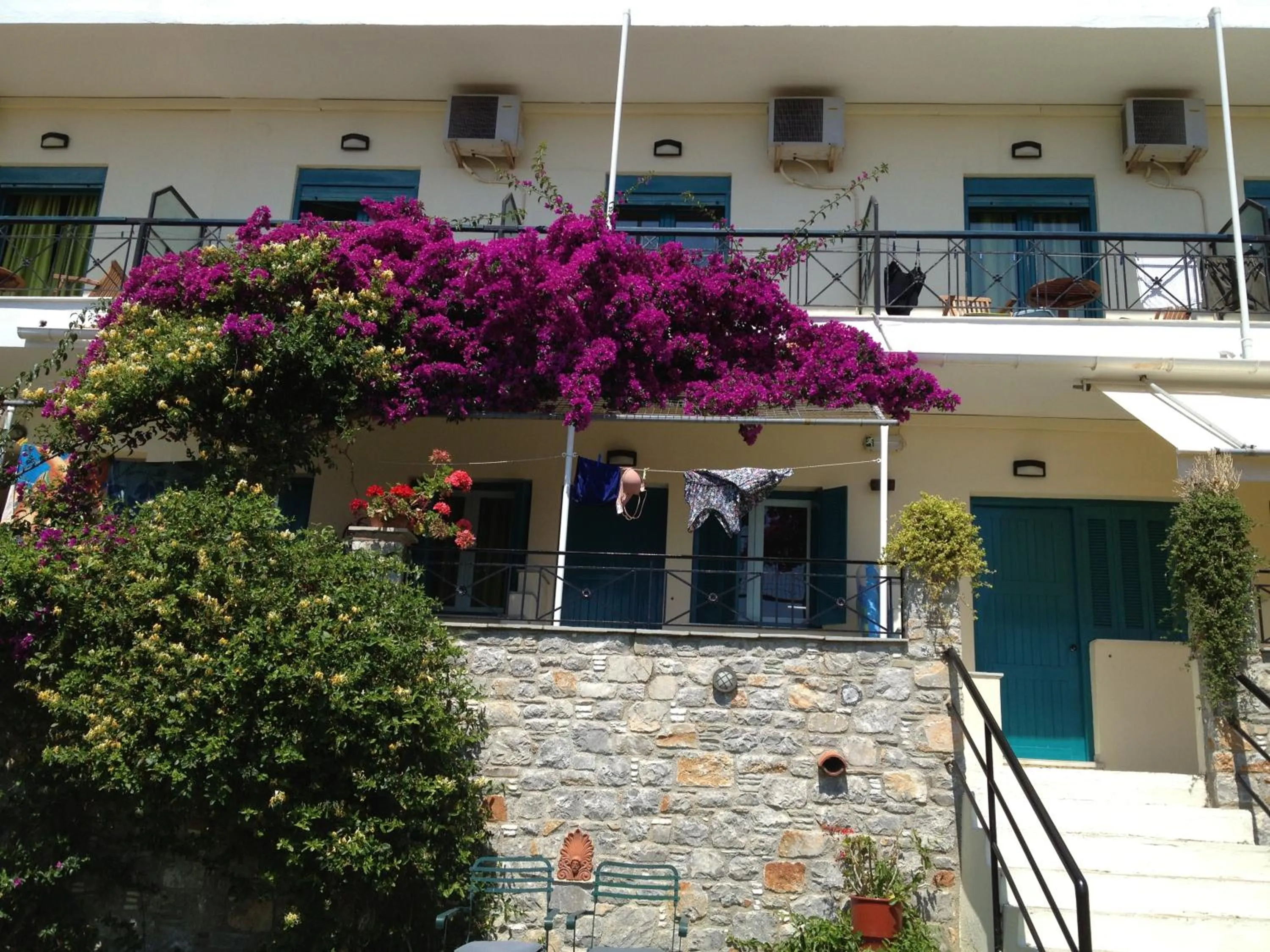 Facade/entrance in Angeliki Beach Hotel