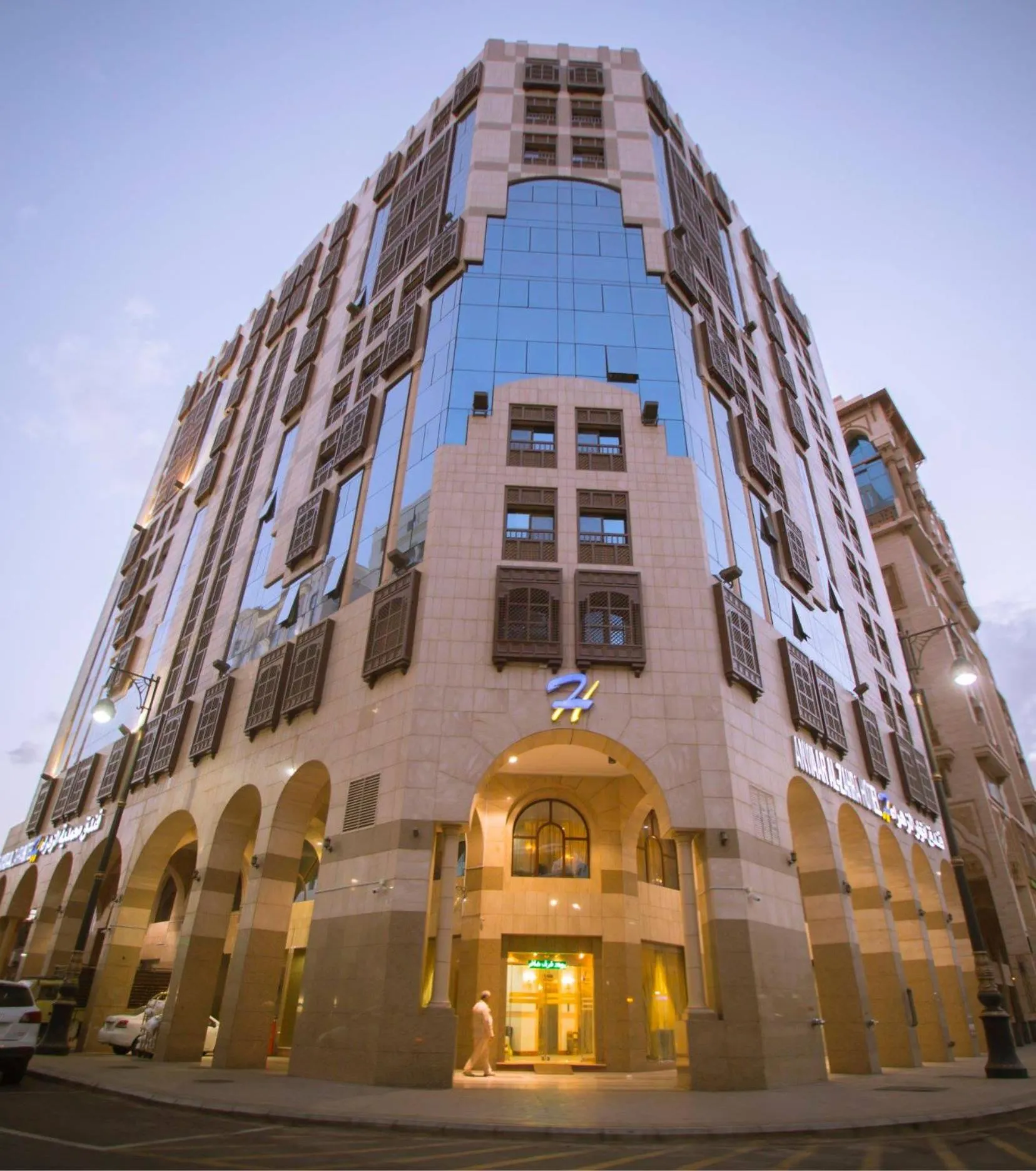 Property building in Anwar Al Zahraa Hotel