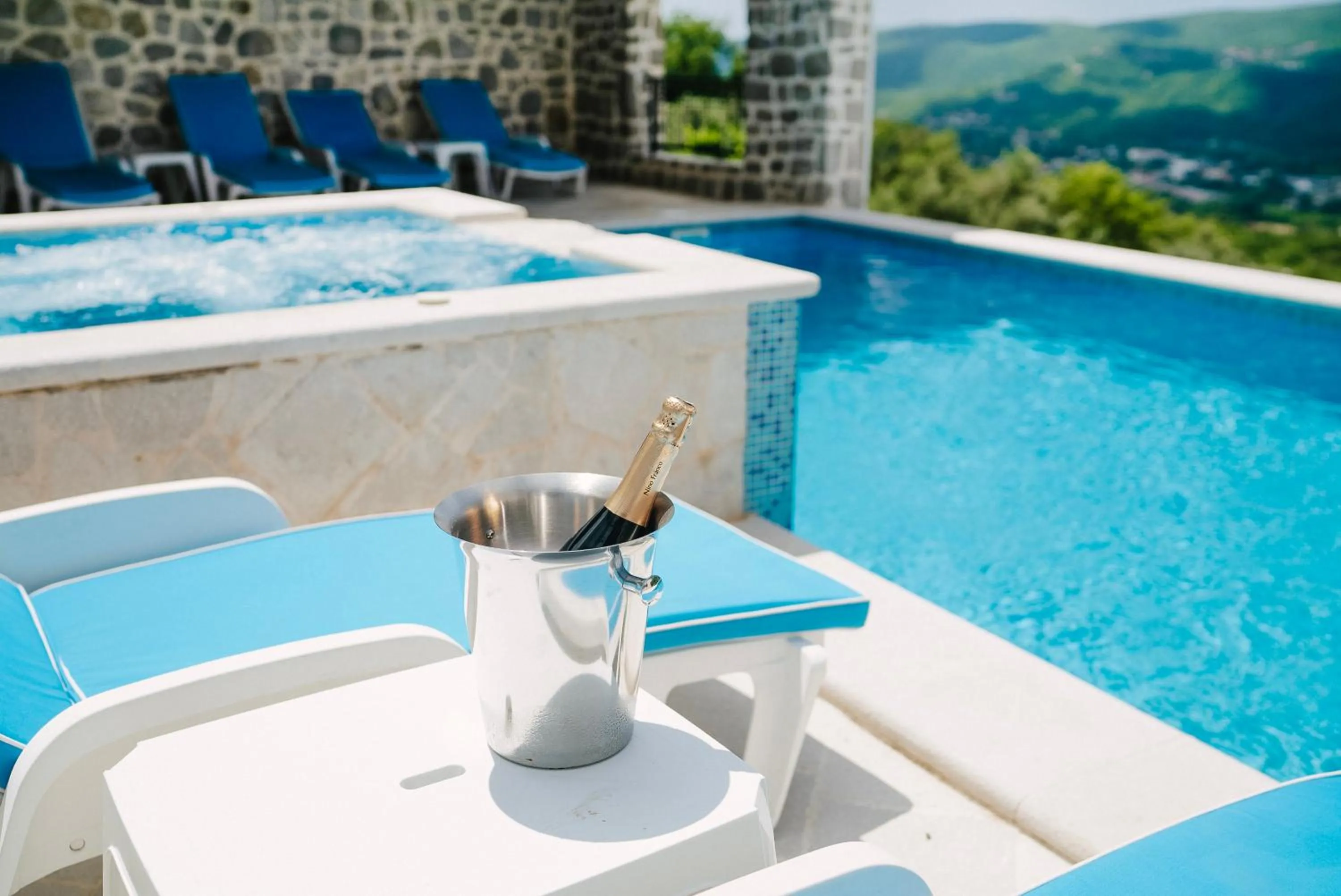 Swimming pool in Villa Dub