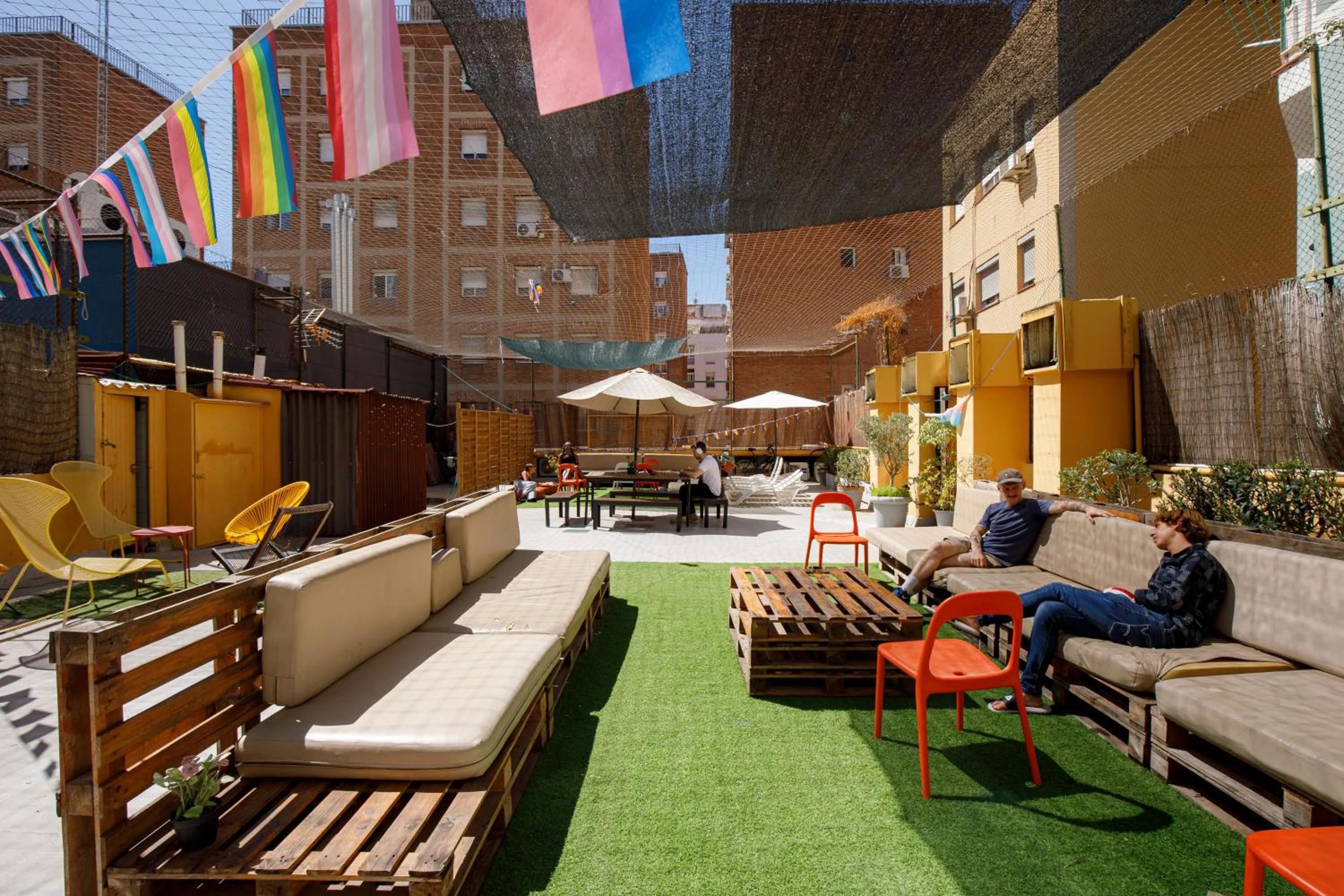 Patio in Onefam Les Corts